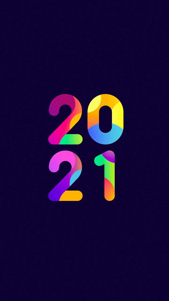 Nochevieja, Navidad, 2021, Diseño Gráfico, Logotipo. Wallpaper in 720x1280 Resolution