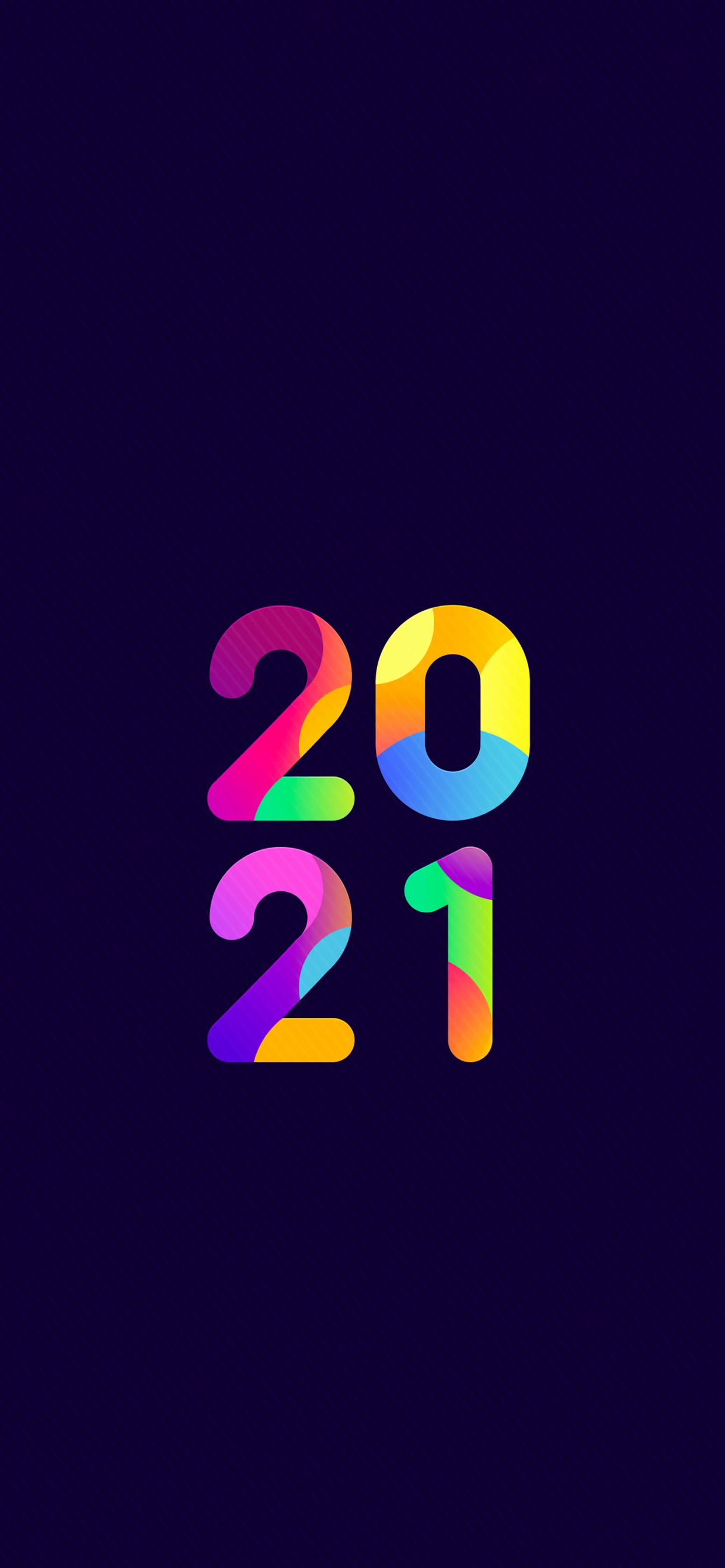 新的一年, 圣诞节, 2021, 图形设计, 色彩 壁纸 1242x2688 允许