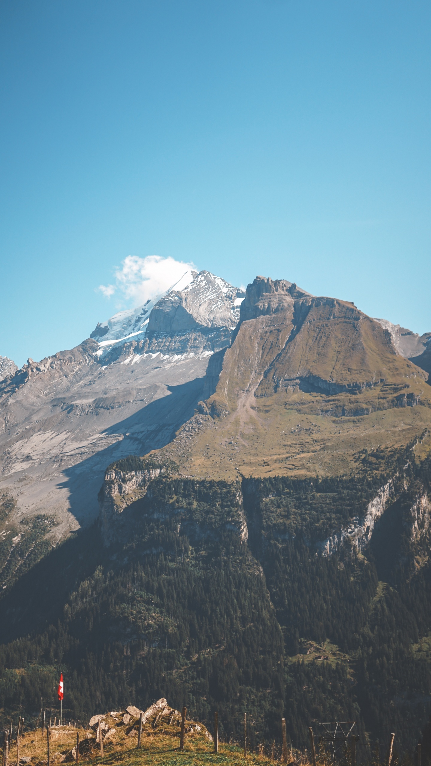 Mountain, Alps, Mountainous Landforms, Mountain Range, Highland. Wallpaper in 1440x2560 Resolution