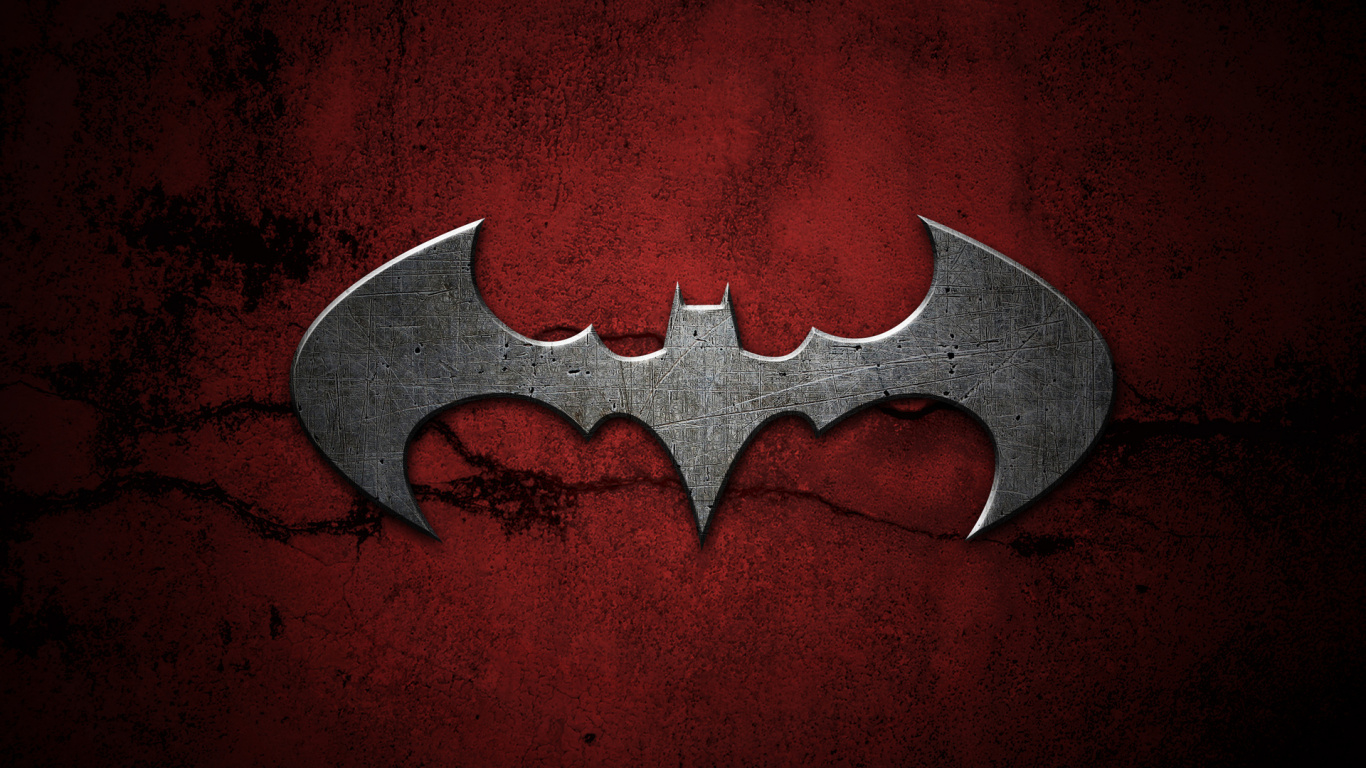 Silberner Stern Auf Rotem Textil. Wallpaper in 1366x768 Resolution