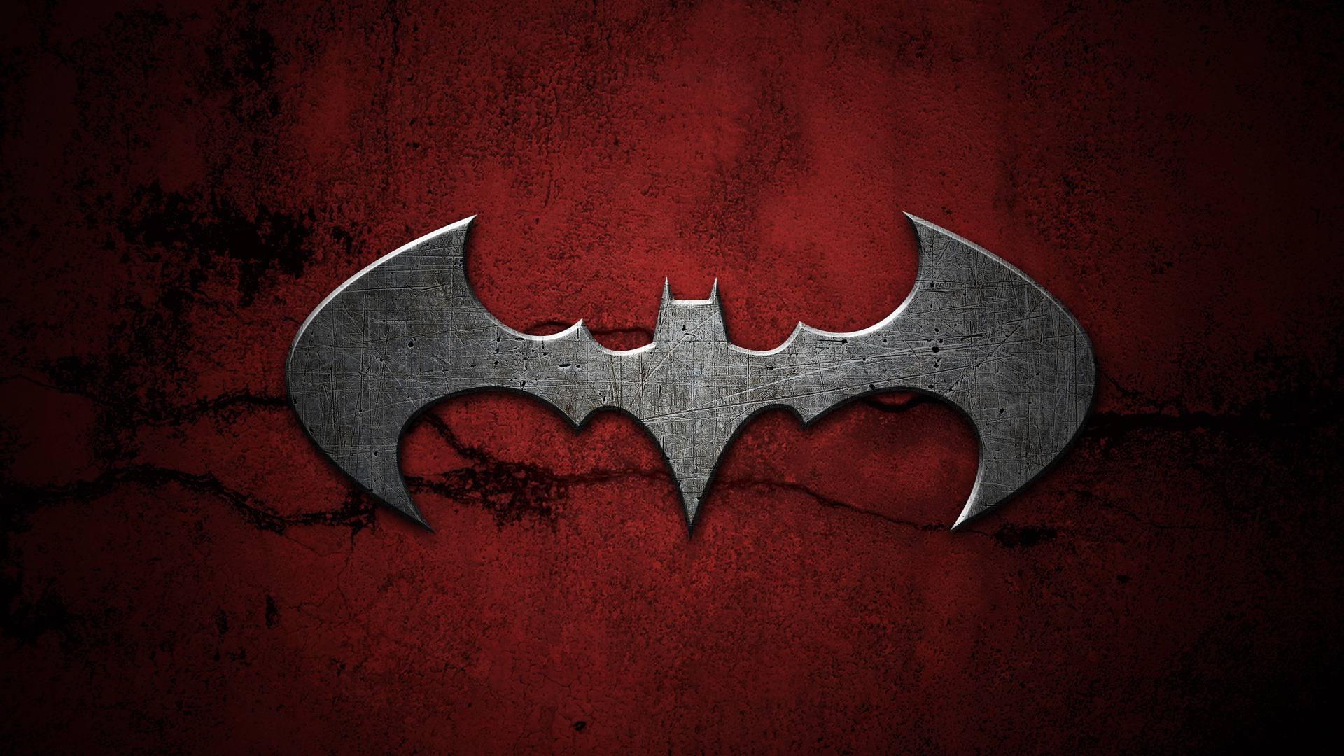 Silberner Stern Auf Rotem Textil. Wallpaper in 1920x1080 Resolution