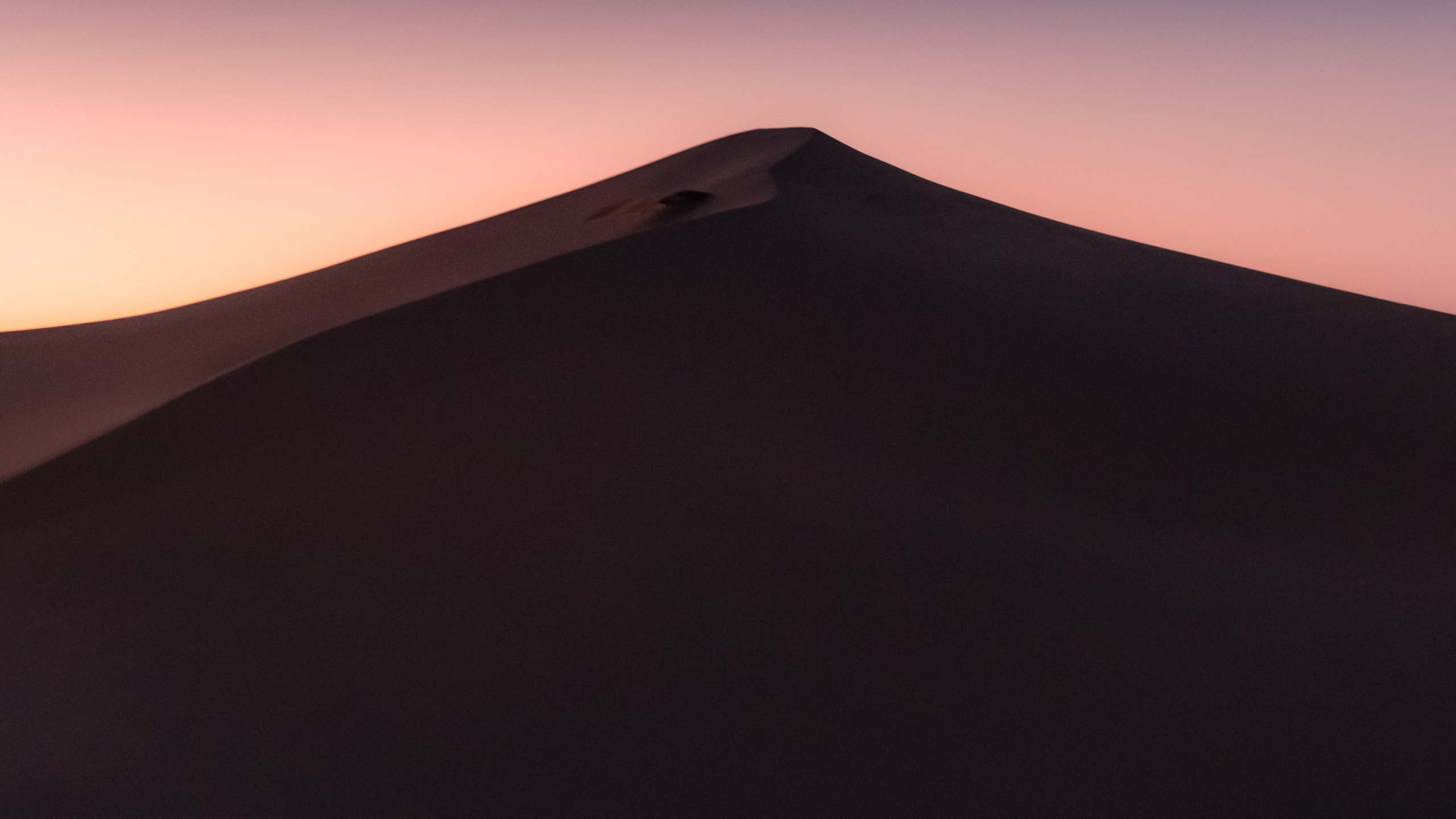 Pente, Afterglow, Horizon, de Teintes et de Nuances, Lever. Wallpaper in 2560x1440 Resolution