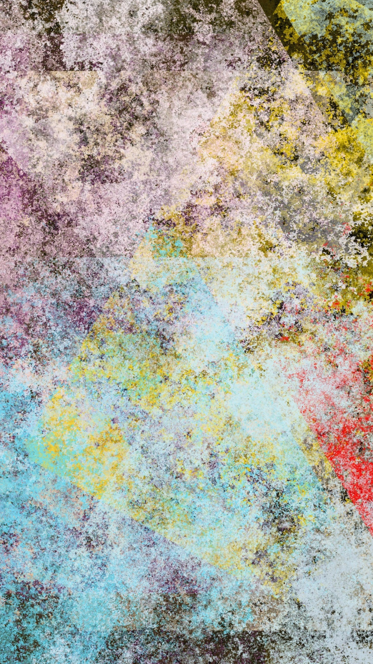 Pintura Abstracta Rosa Azul y Blanca. Wallpaper in 750x1334 Resolution