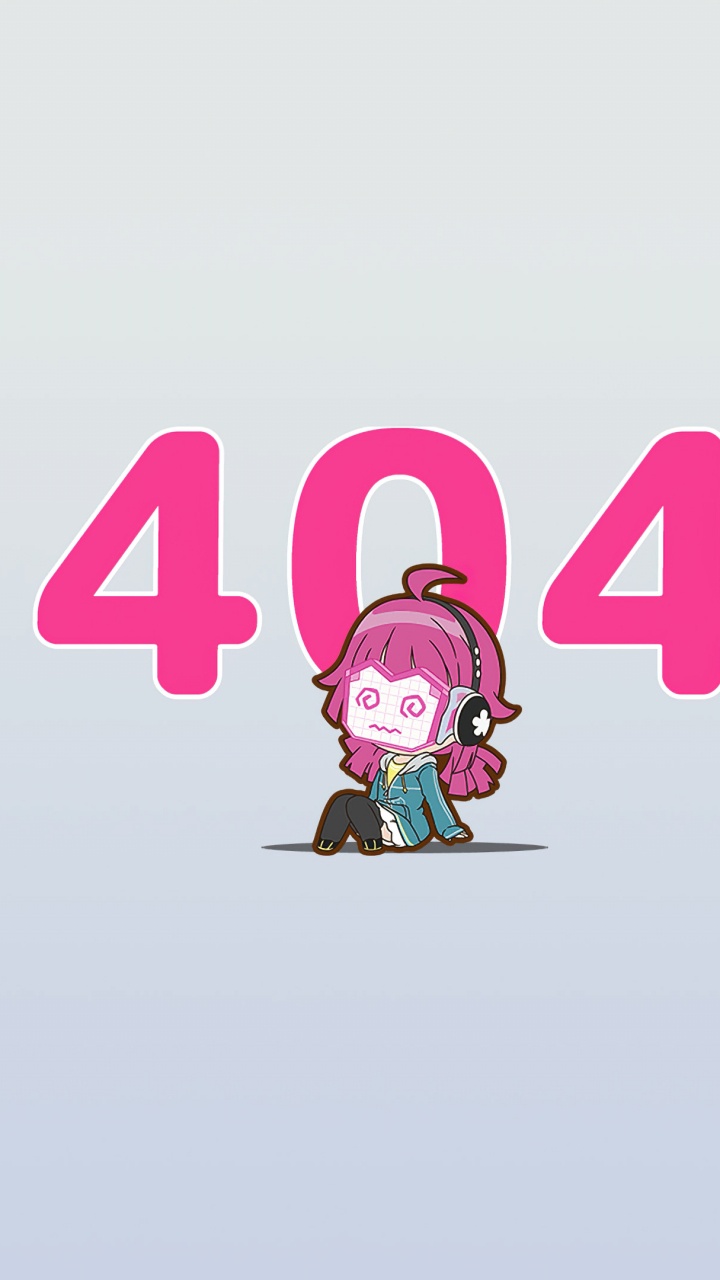 404, 品红色, 动画, 图形设计 壁纸 720x1280 允许