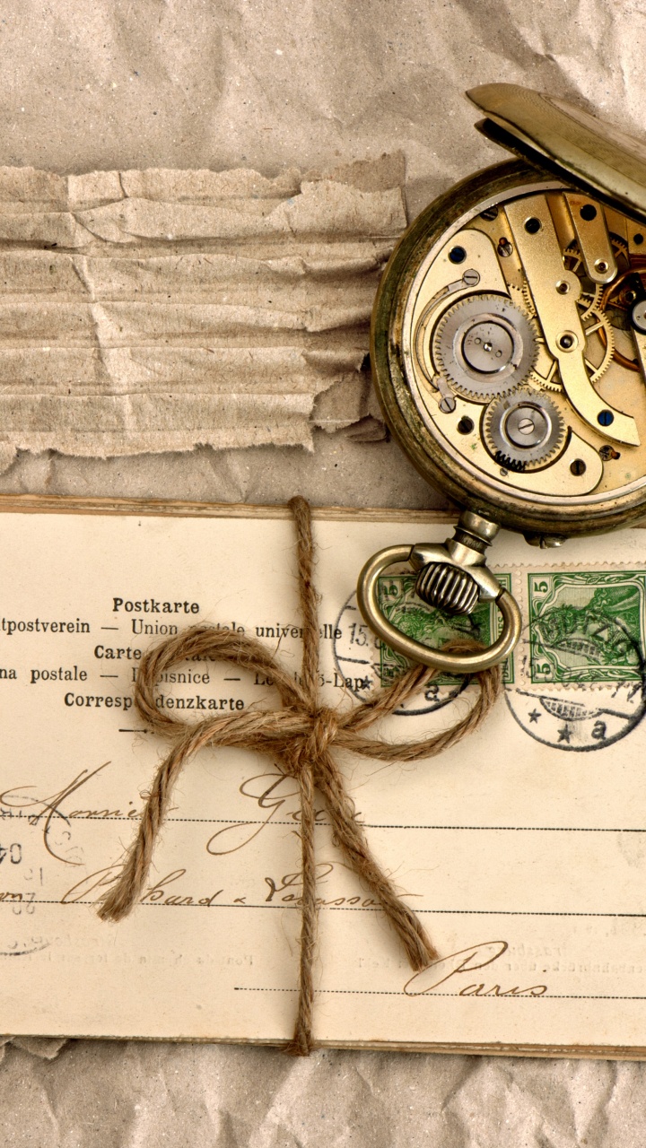 Retro-Stil, Uhr, Schriftart, Romantik, Fiktion. Wallpaper in 720x1280 Resolution