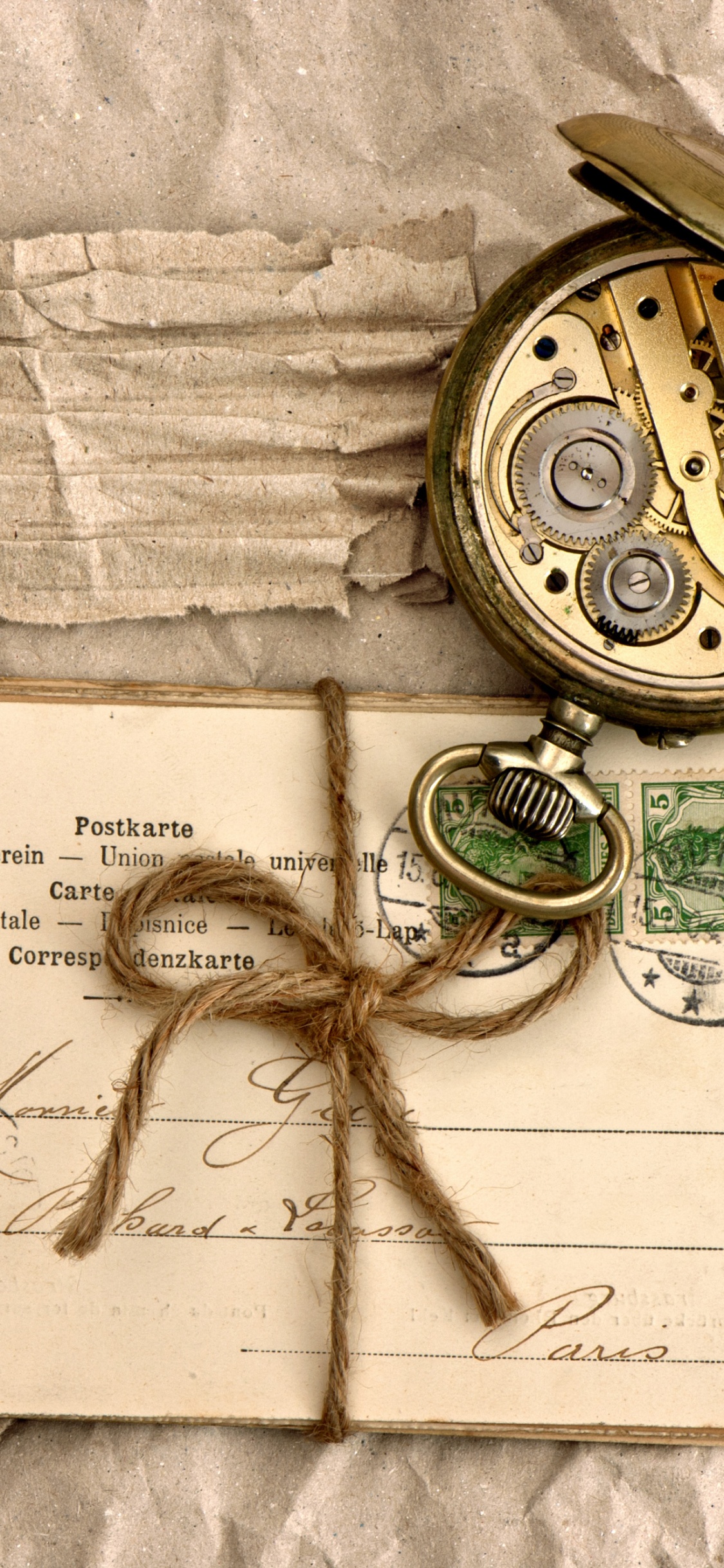 Style Rétro, Horloge, Fiction, Watch, Livre. Wallpaper in 1125x2436 Resolution