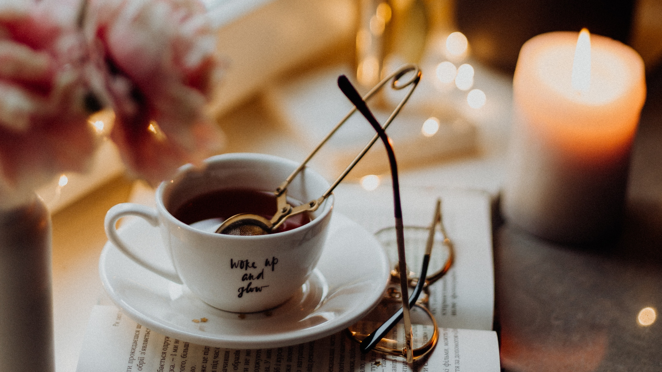 咖啡杯, 茶杯, 器皿, 饮具, 早午餐 壁纸 2560x1440 允许