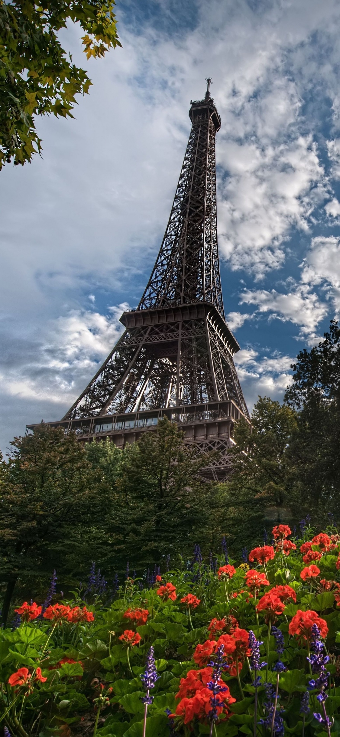 艾菲尔铁塔, 性质, 里程碑, 巴黎的埃菲尔铁塔, 天空 壁纸 1125x2436 允许