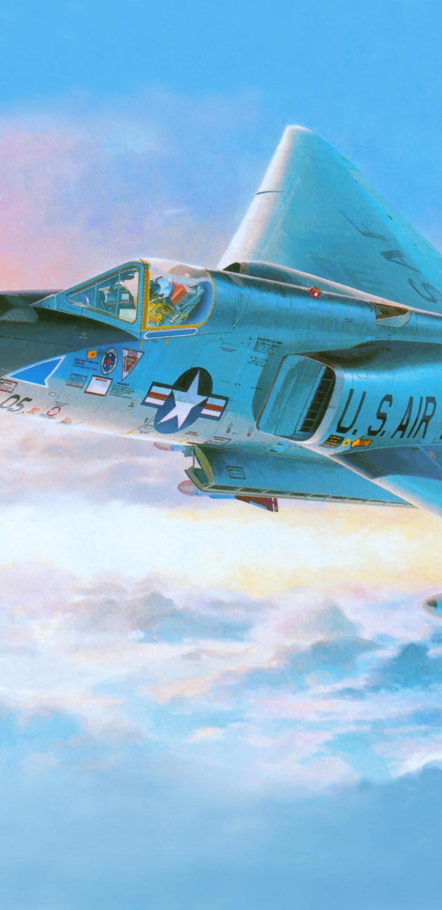 Avion à Réaction Blanc et Rouge Dans Les Airs Pendant la Journée. Wallpaper in 1440x2960 Resolution