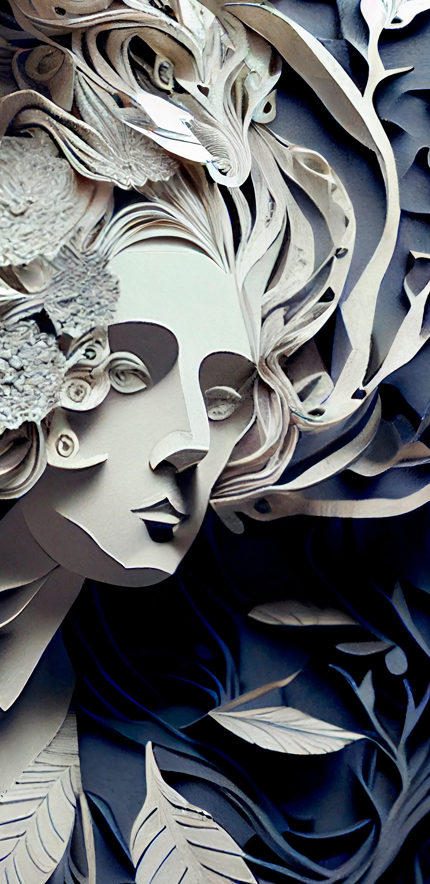 Design, Kunst Der Künstlichen Intelligenz, Visual Arts, Portrait, Illustration. Wallpaper in 1440x2960 Resolution