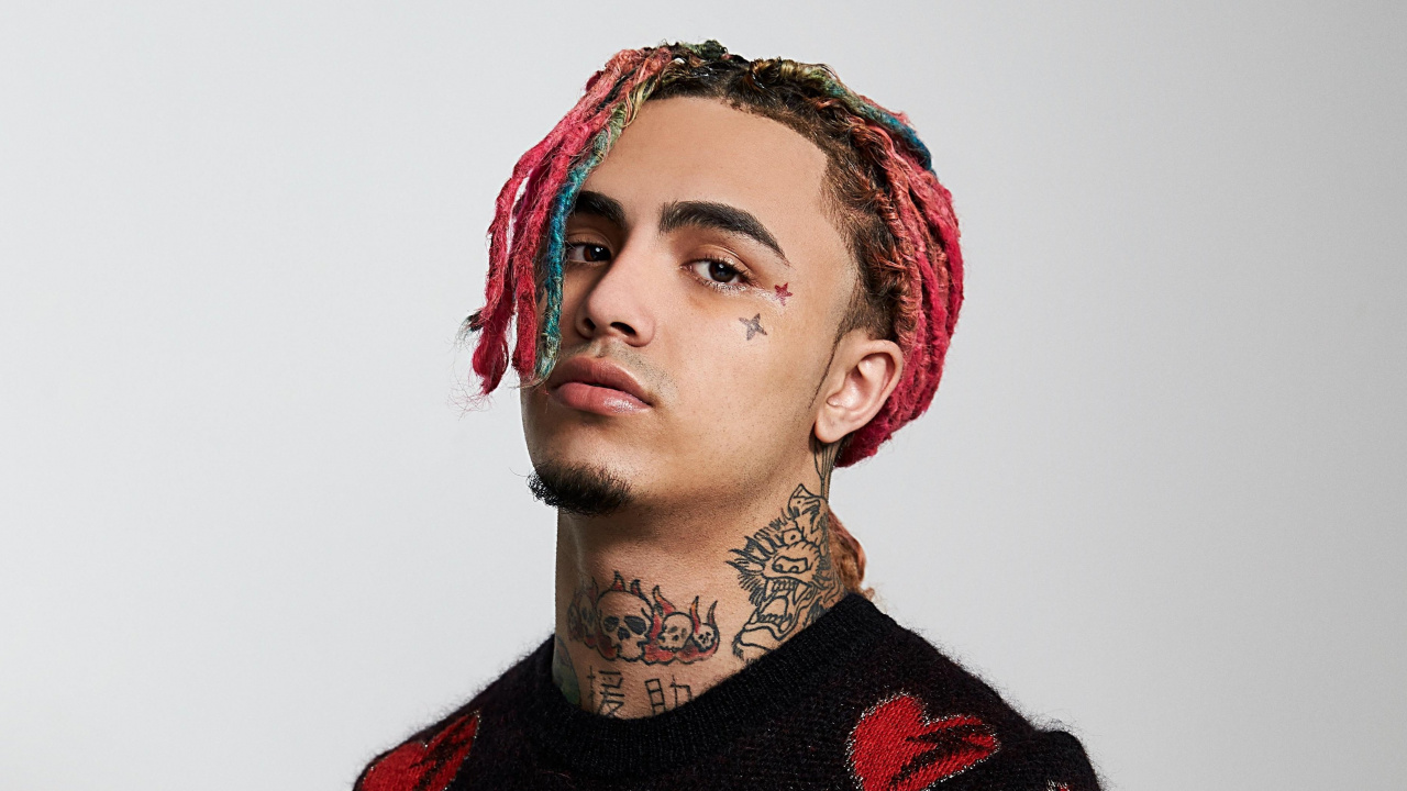 Lil Pump, 说唱歌手, 头发, 脖子, 下巴 壁纸 1280x720 允许
