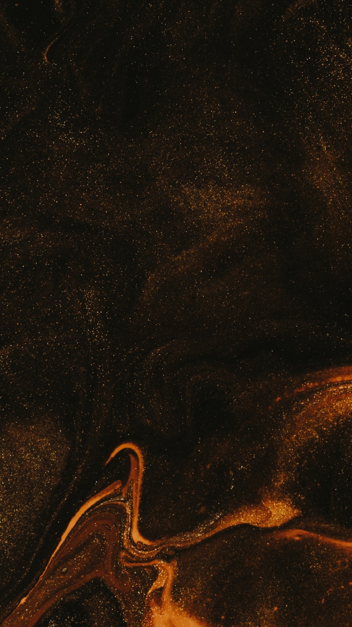 橙色, 纹理, 黑色的, 抽象艺术, 艺术 壁纸 720x1280 允许