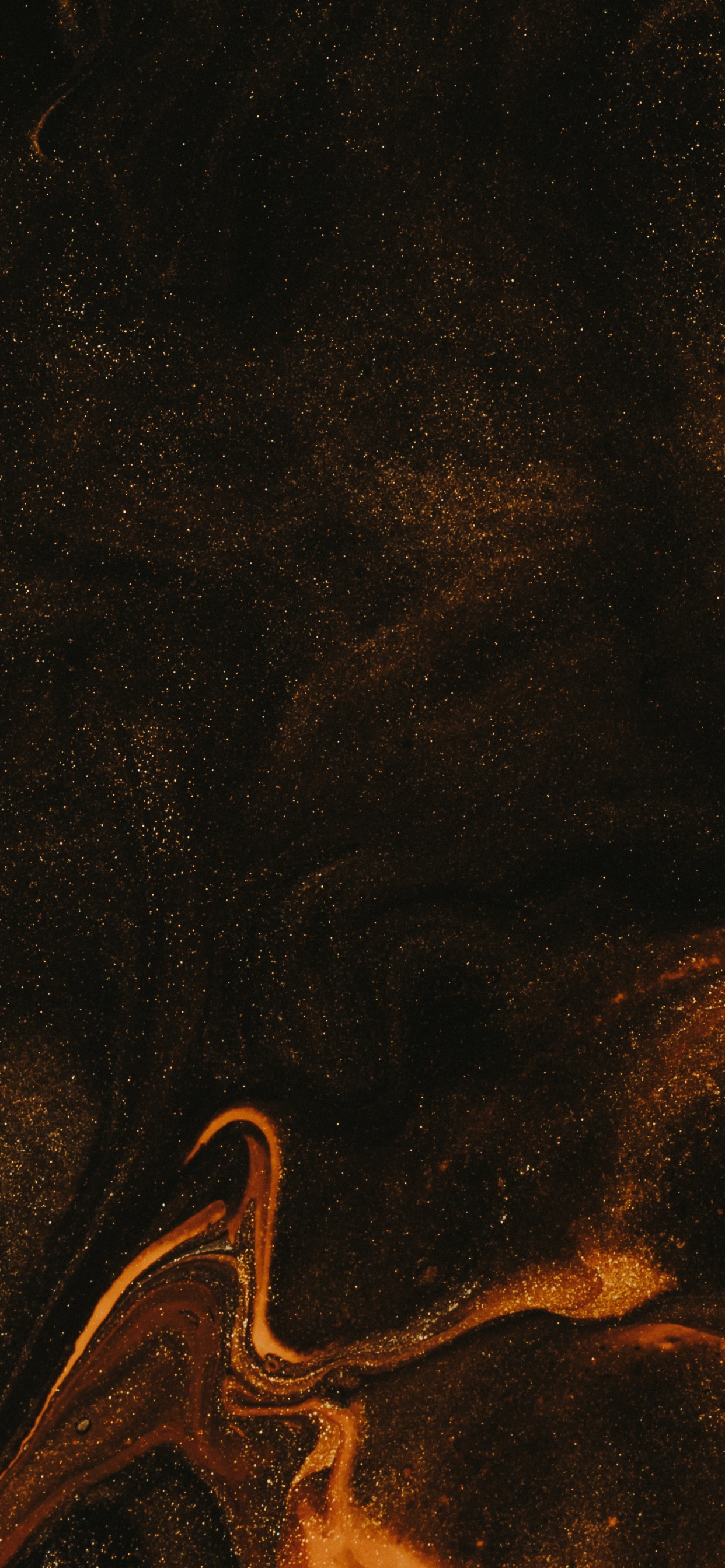 Orange Und Schwarze Textur, Orange, Textur, Schwarz, Abstrakte Kunst. Wallpaper in 1242x2688 Resolution