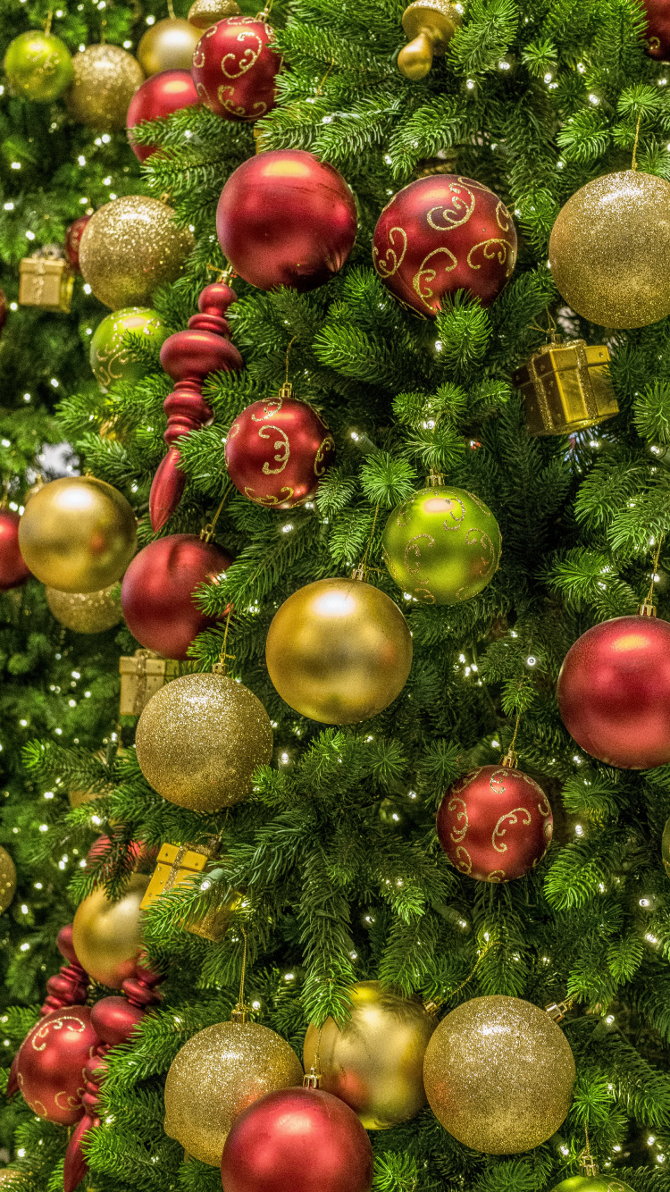 Christmas Tree, Christmas Day, Christmas Decoration, Christmas Ornament, New Year. Wallpaper in 750x1334 Resolution