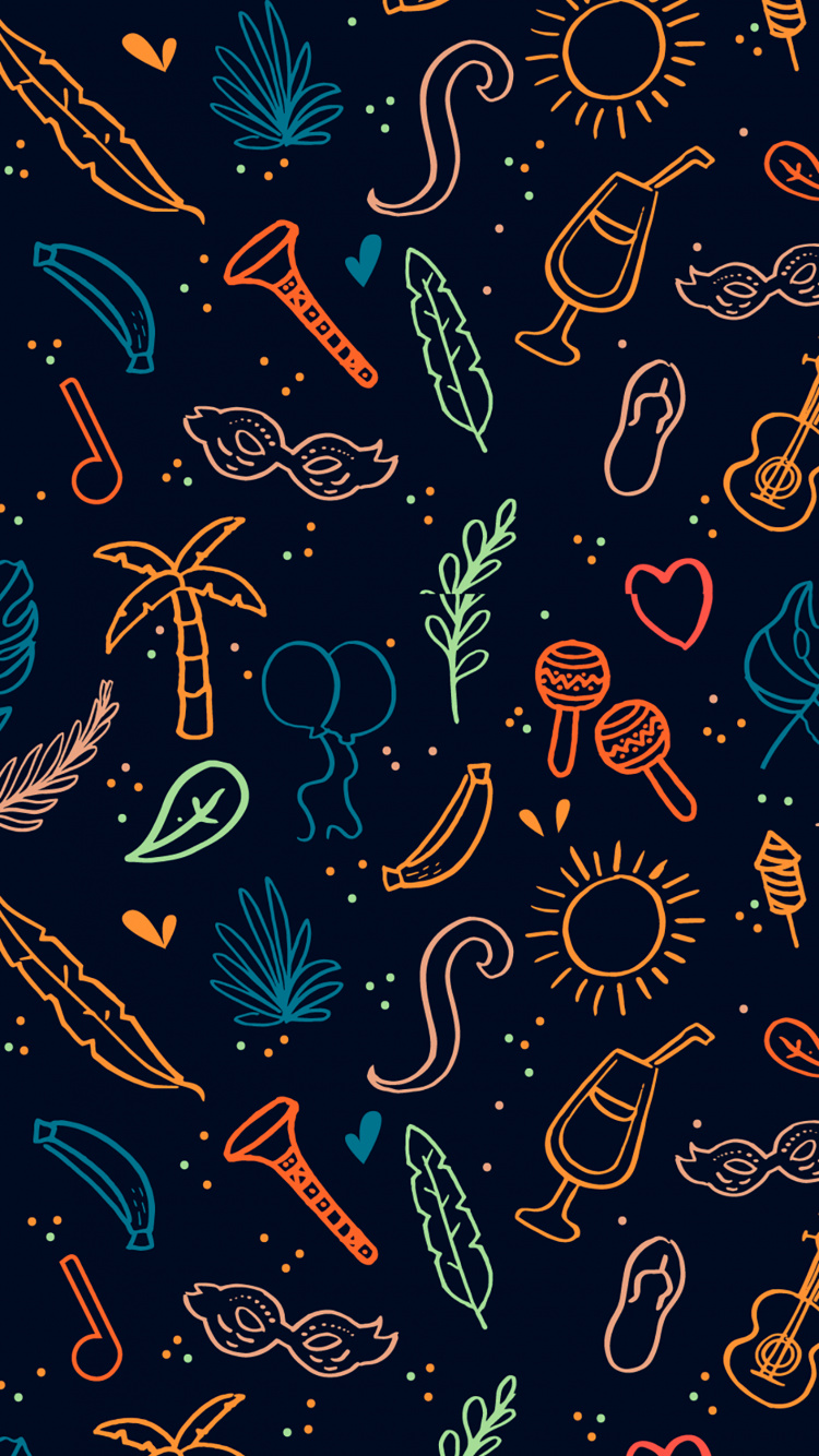 Muster, Design, Visual Arts, Illustration, Text. Wallpaper in 750x1334 Resolution