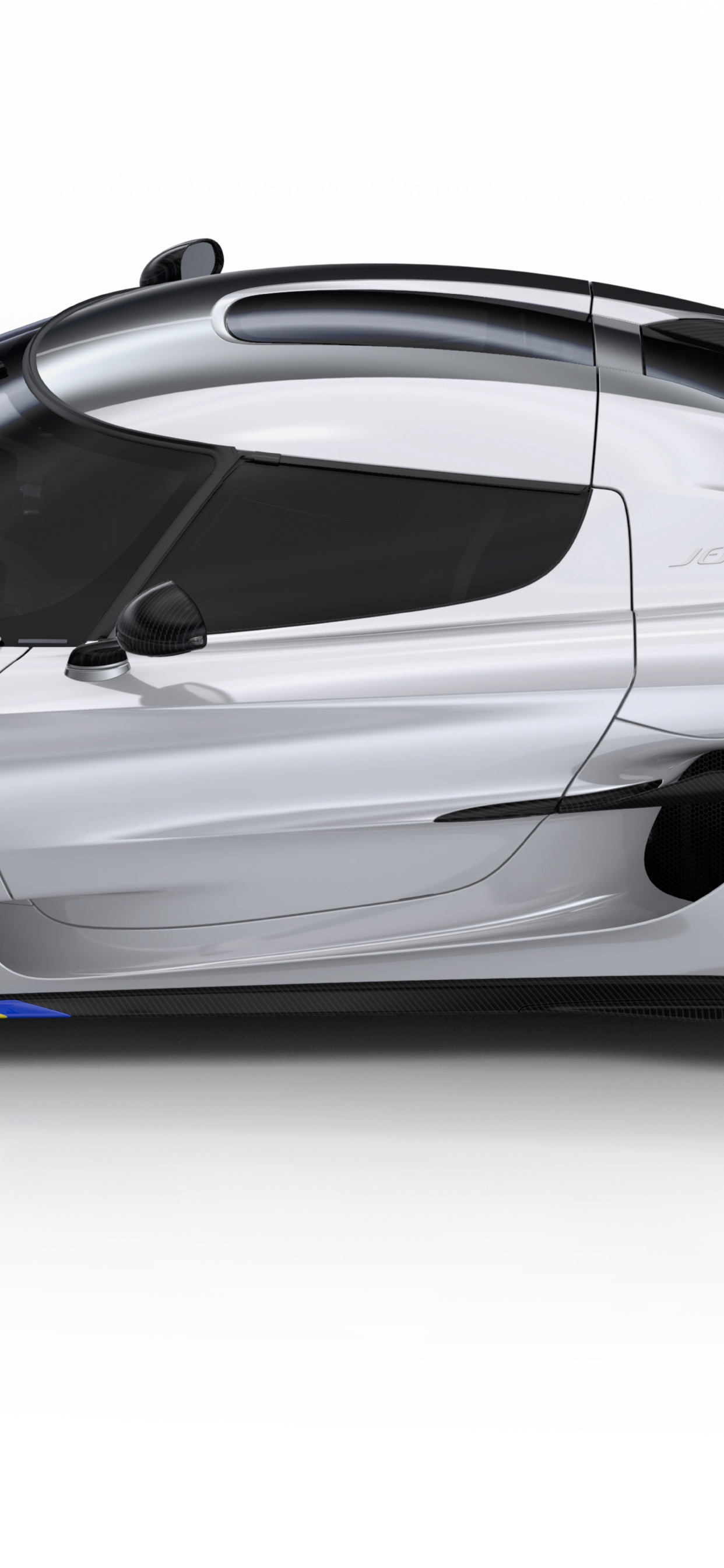 Schwarzer Porsche 911 Auf Weißem Hintergrund. Wallpaper in 1242x2688 Resolution