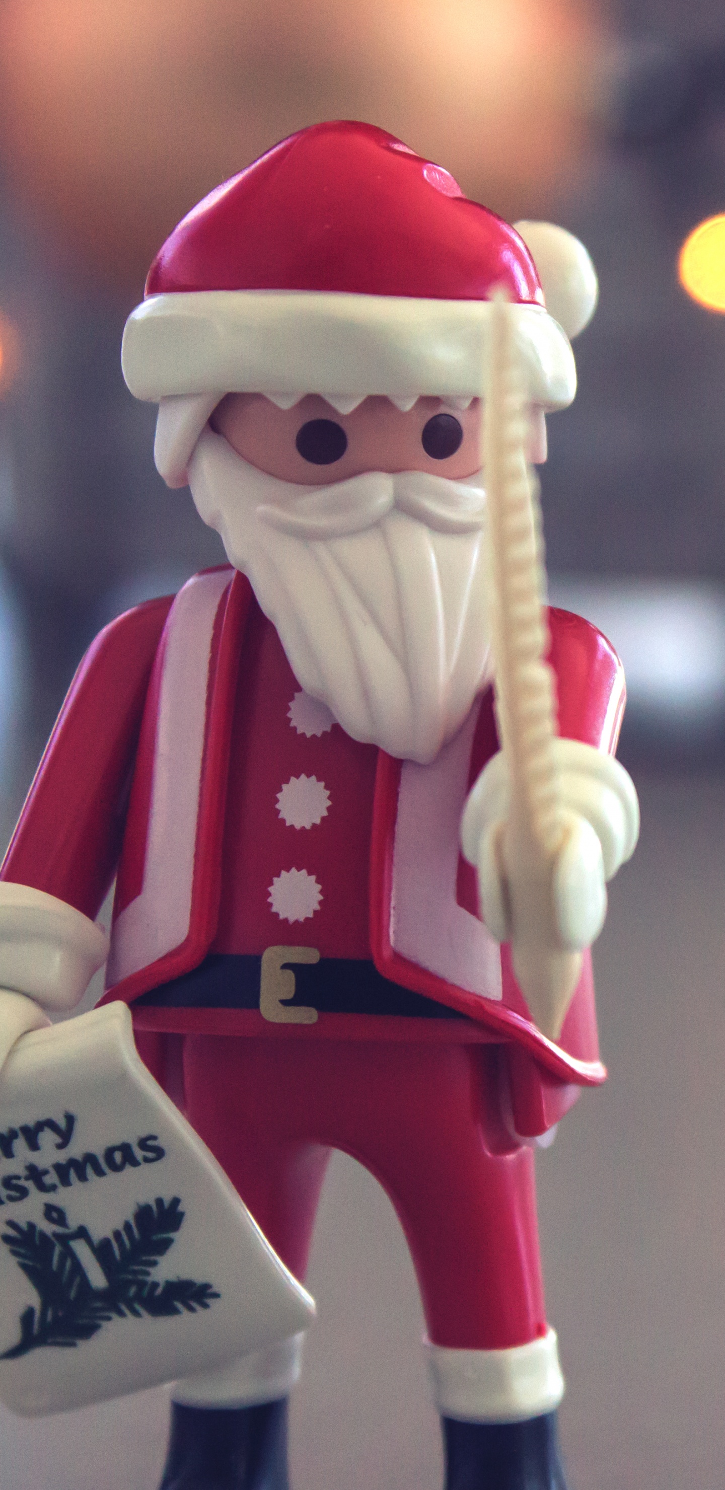 Santa Claus, Christmas Day, Figurine, Toy, Christmas. Wallpaper in 1440x2960 Resolution