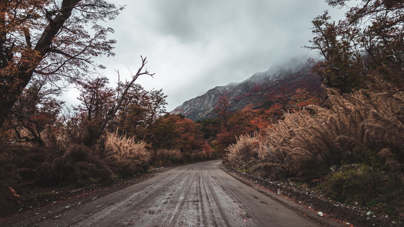 Route, Paysage Naturel, Asphalt, Voie, Ciel. Wallpaper in 1366x768 Resolution