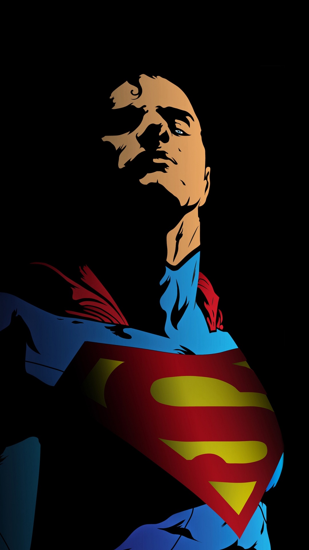 超级英雄, 艺术, 超人的标志, 虚构的人物, 创造性的艺术 壁纸 1080x1920 允许