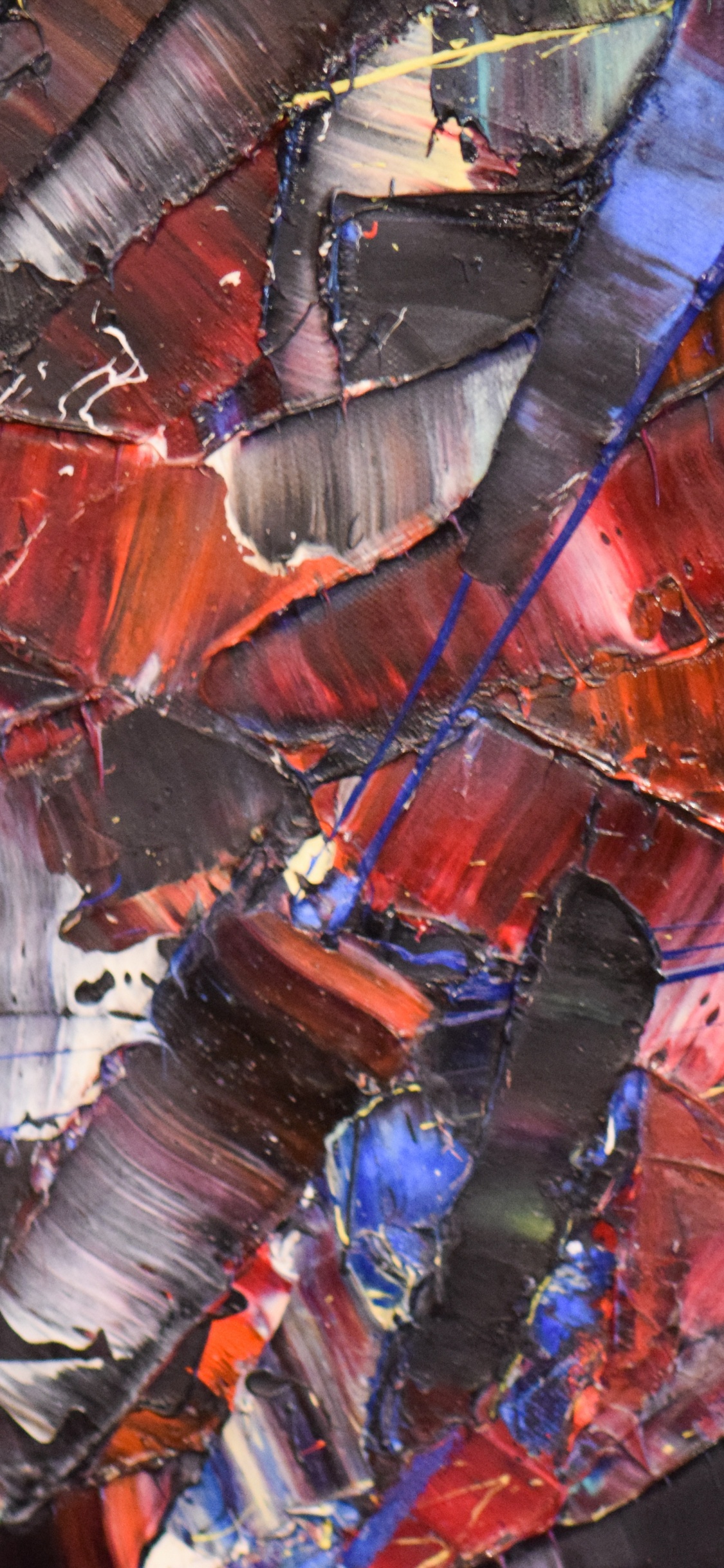 Point de Rencontre Riopelle, Art, Red, Design Urbain, de Teintes et de Nuances. Wallpaper in 1125x2436 Resolution