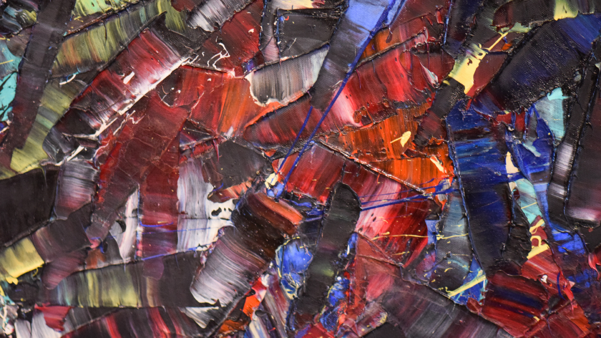 Riopelle-Treffpunkt, Malerei, Kunst, Städtebau, Farbtöne Und Schattierungen. Wallpaper in 1920x1080 Resolution