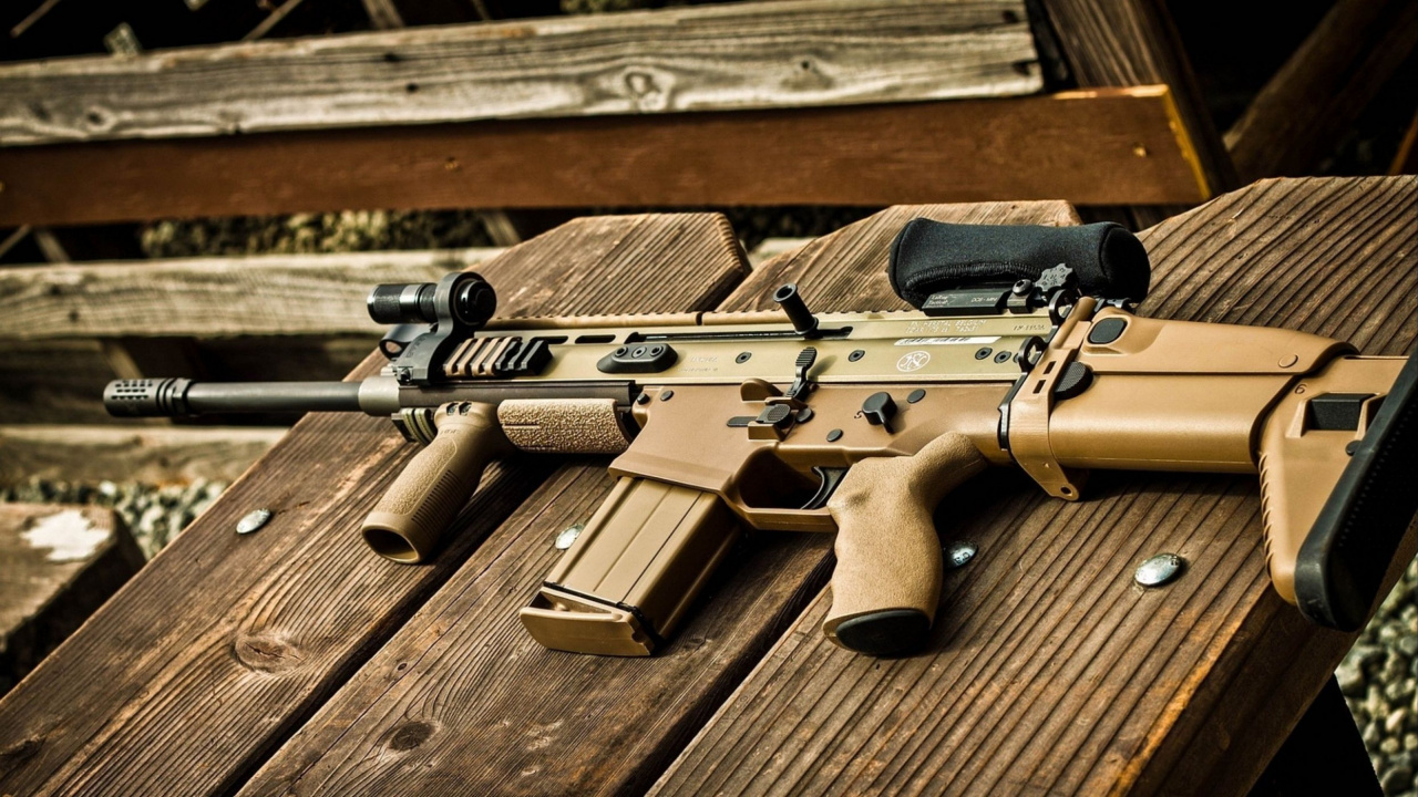 fn Scar, Pistolet, Arme, Déclencheur, Pistolet à Air. Wallpaper in 1280x720 Resolution