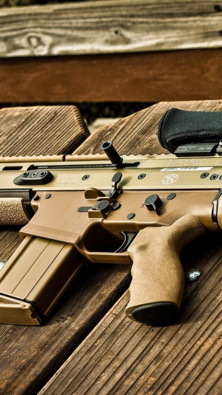 fn Scar, Pistolet, Arme, Déclencheur, Pistolet à Air. Wallpaper in 750x1334 Resolution