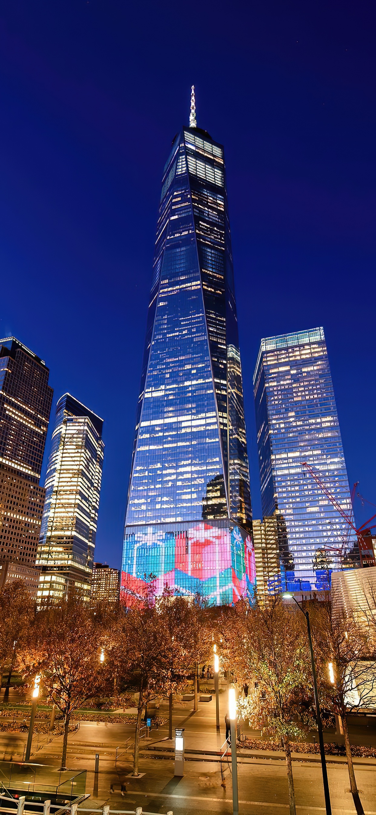 9 11 Gedenkmuseum, Das One World Trade Center, Gebäude, Wolkenkratzer, Tower. Wallpaper in 1242x2688 Resolution