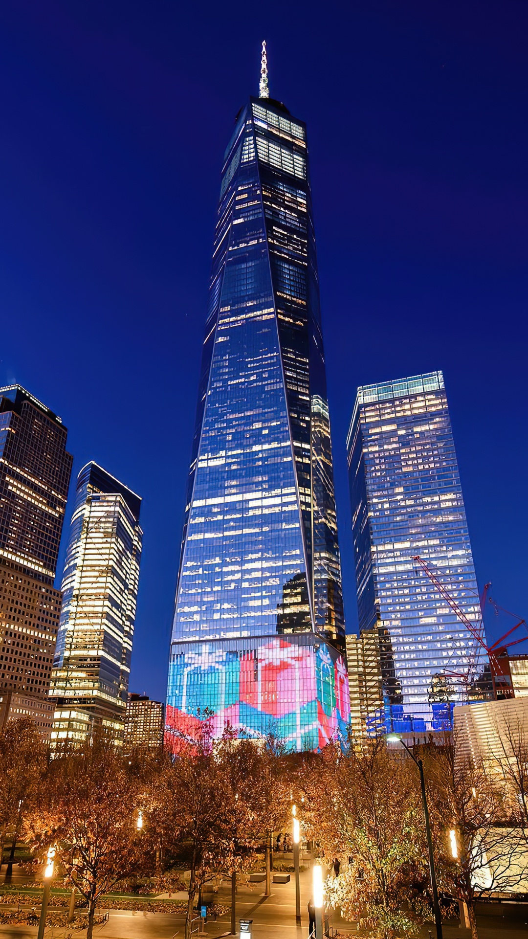9 11 Memorial Museum, One World Trade Center, Building, Skyscraper, Tower. Wallpaper in 1080x1920 Resolution