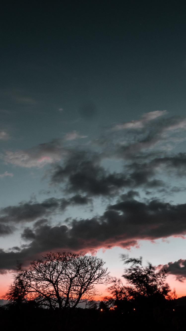 Sunset, Cloud, Nature, Afterglow, Atmosphere. Wallpaper in 750x1334 Resolution