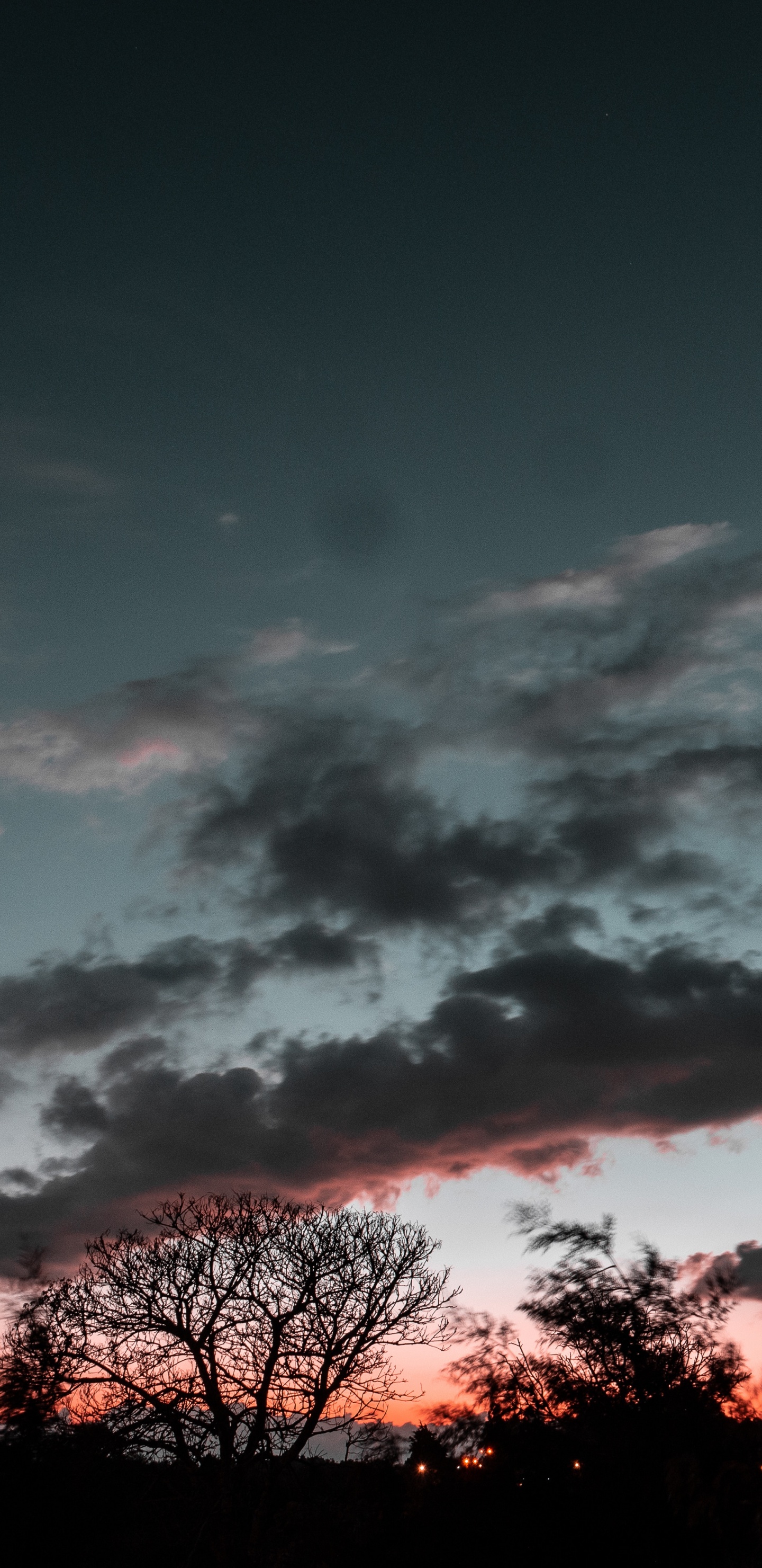 Nature, Afterglow, Atmosphère, Soir, Blue. Wallpaper in 1440x2960 Resolution