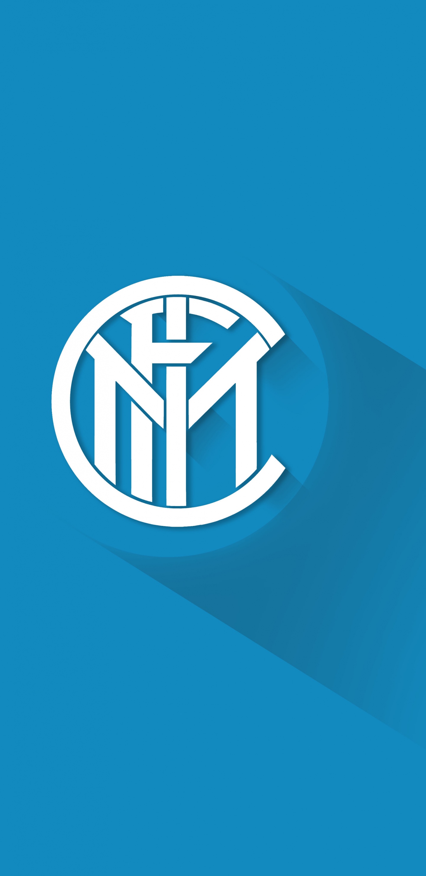 Blue and White Logo Illustration. Wallpaper in 1440x2960 Resolution