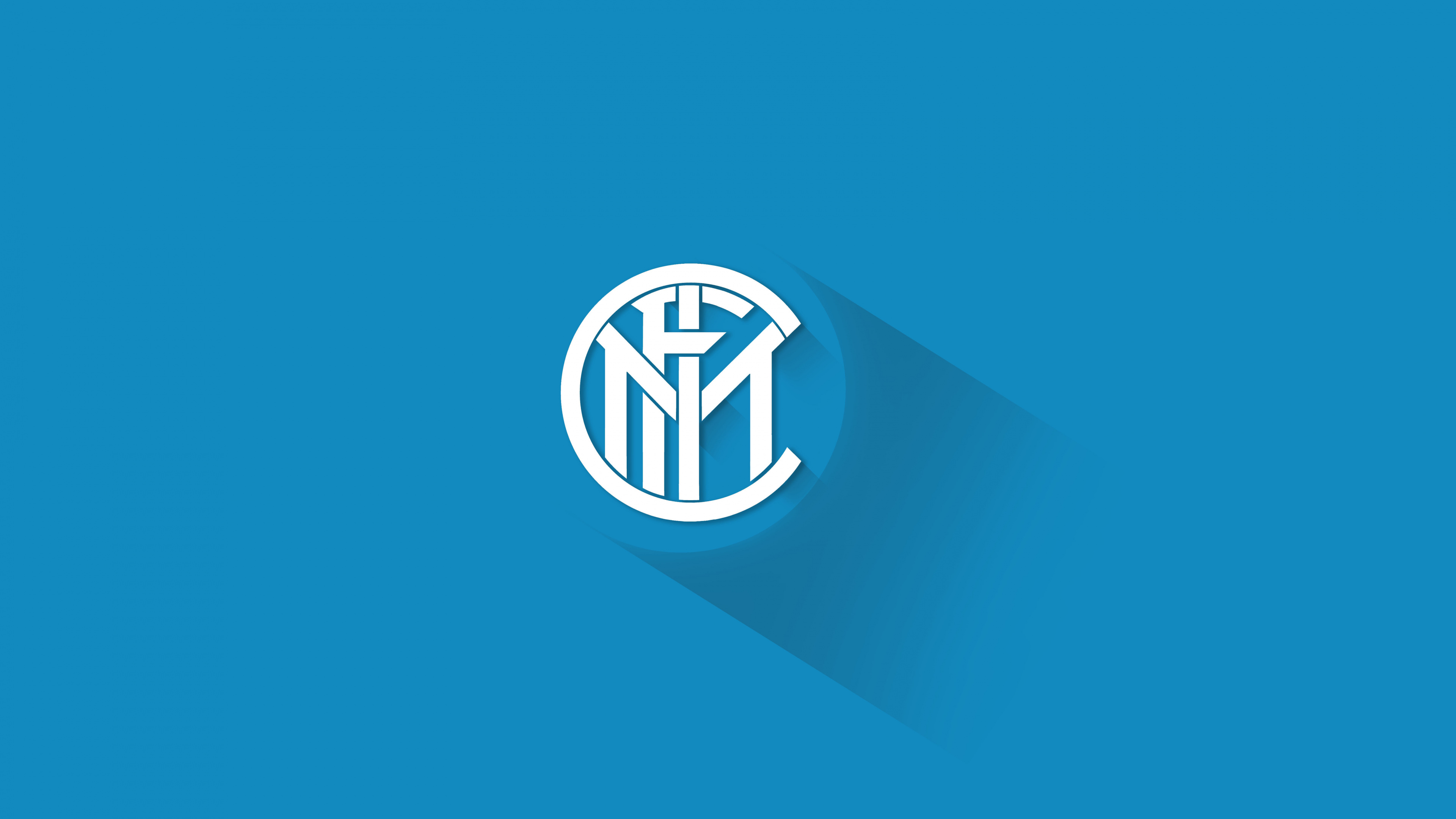 Blue and White Logo Illustration. Wallpaper in 3840x2160 Resolution