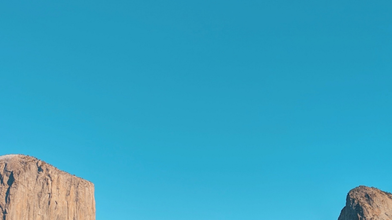 Yosemite National Park, Mountain, Azure, Natural Landscape, Bedrock. Wallpaper in 1280x720 Resolution