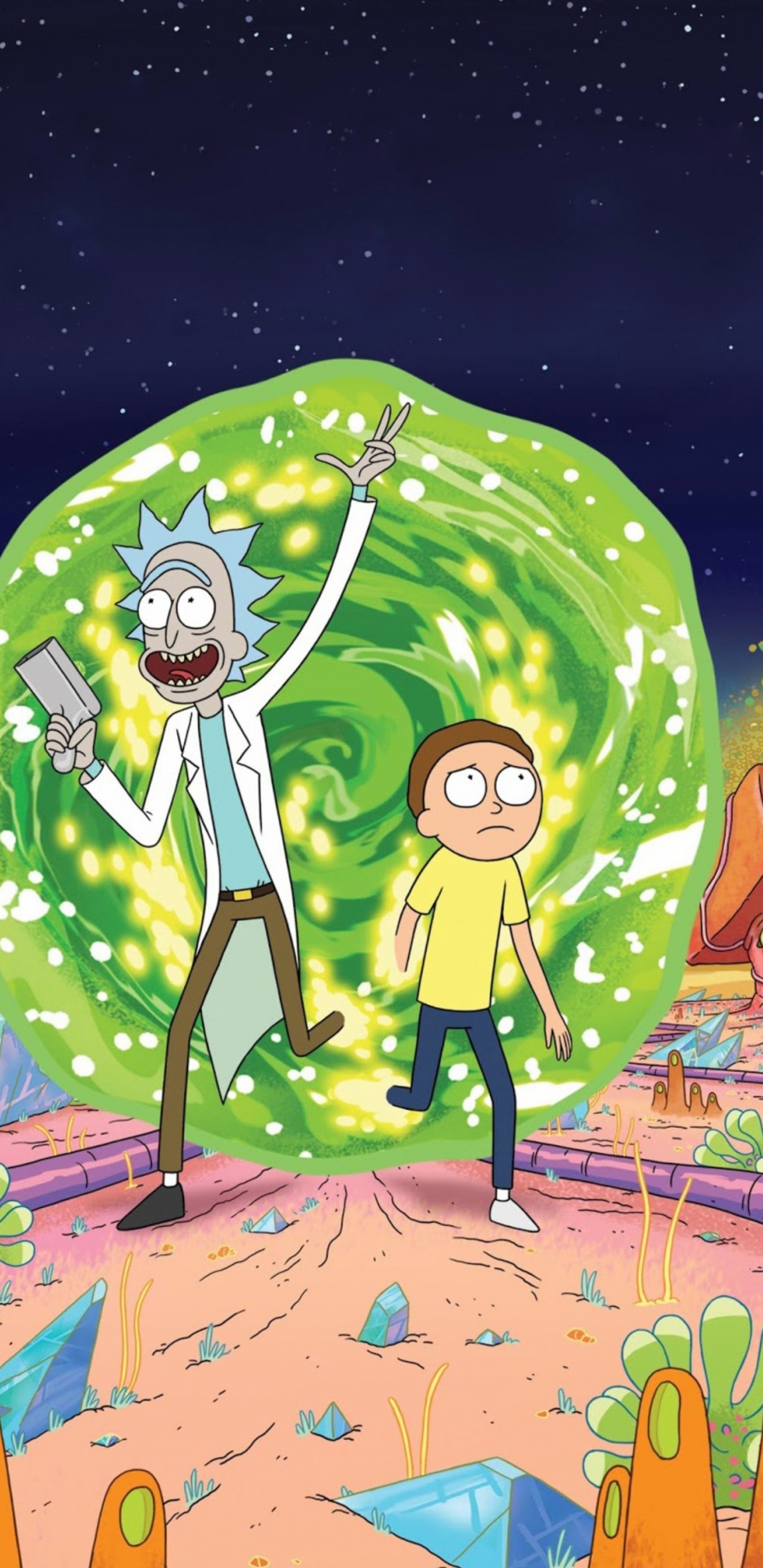 Rck et Morty, Rick Sanchez, Morty Smith, Natation Adulte, Beth Smith. Wallpaper in 1440x2960 Resolution