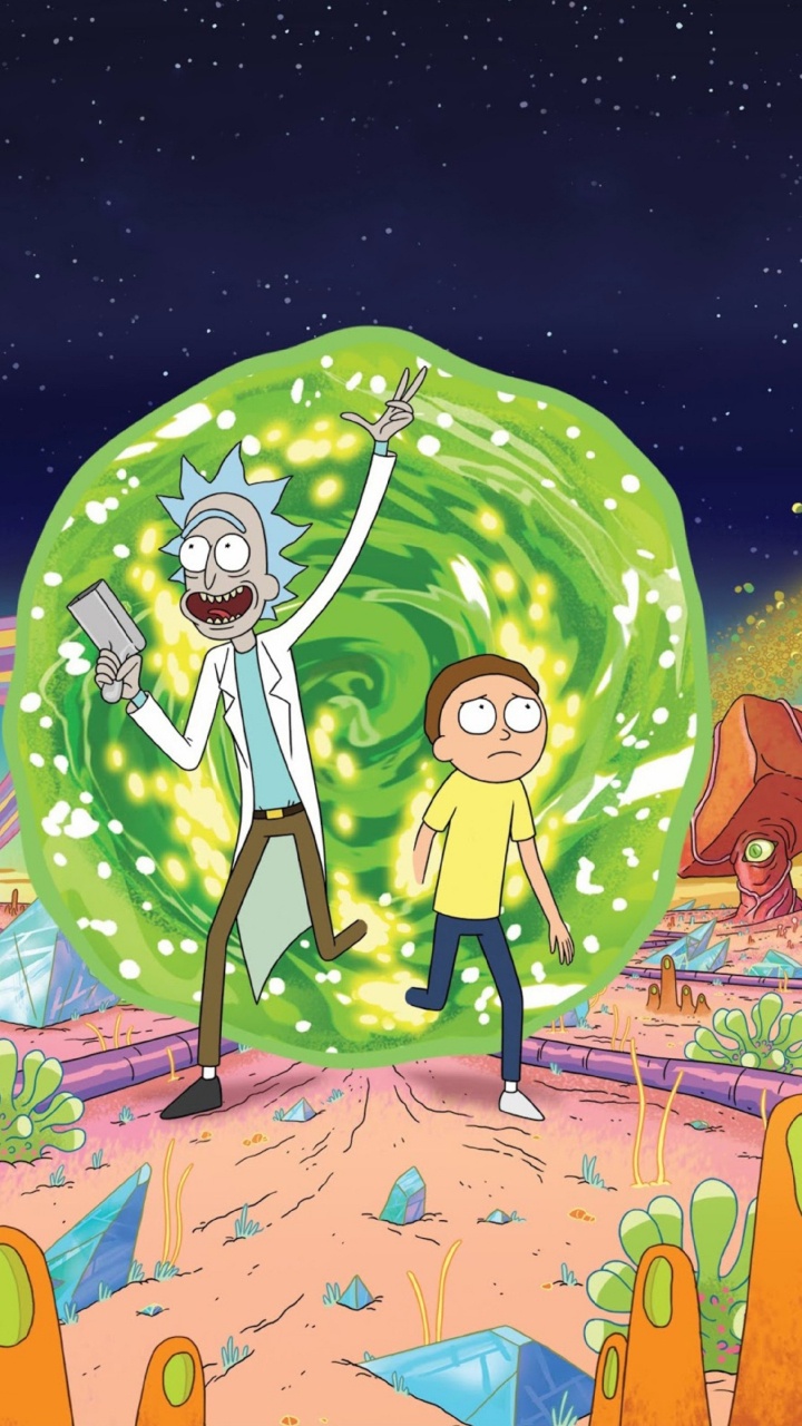 Rck et Morty, Rick Sanchez, Morty Smith, Natation Adulte, Beth Smith. Wallpaper in 720x1280 Resolution