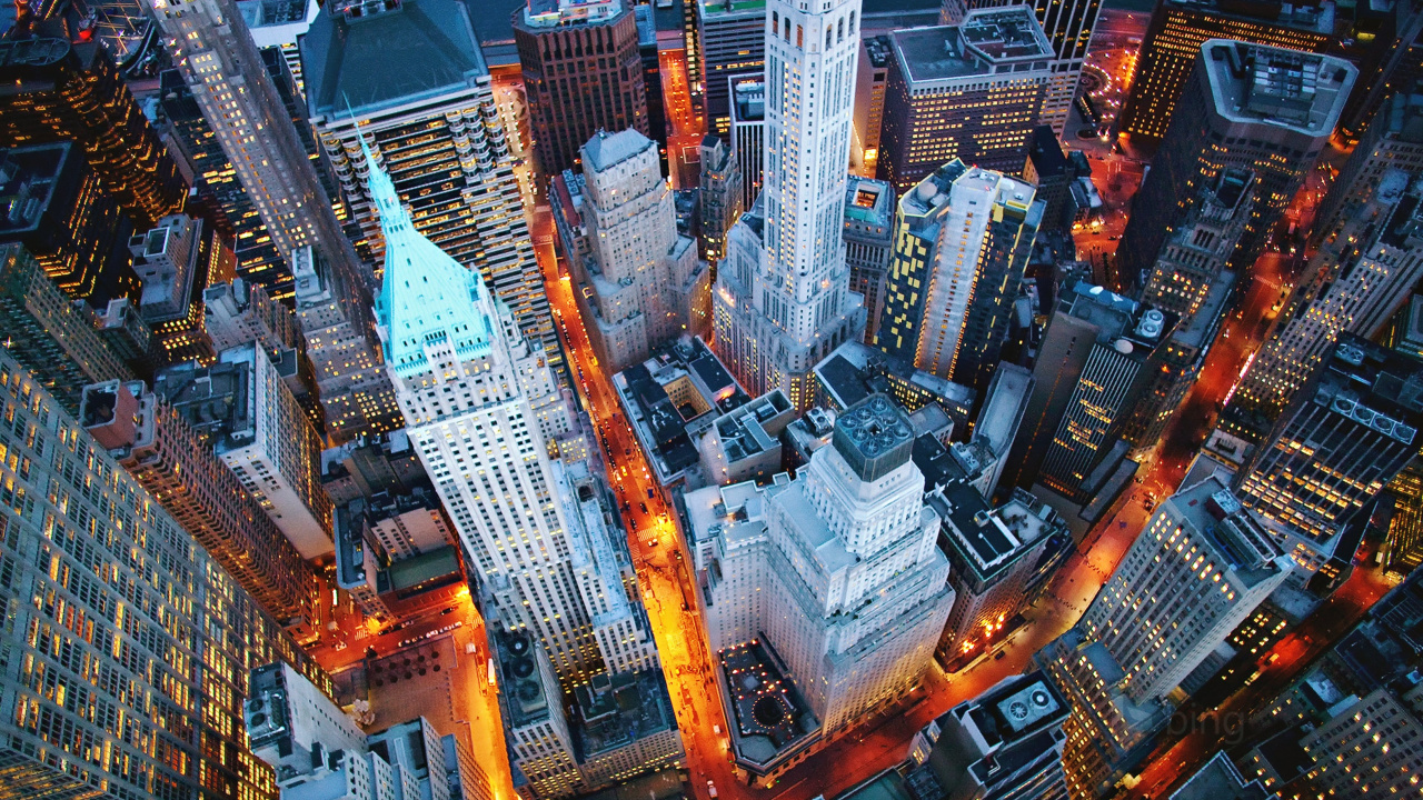 Aerial View of City Buildings During Daytime. Wallpaper in 1280x720 Resolution