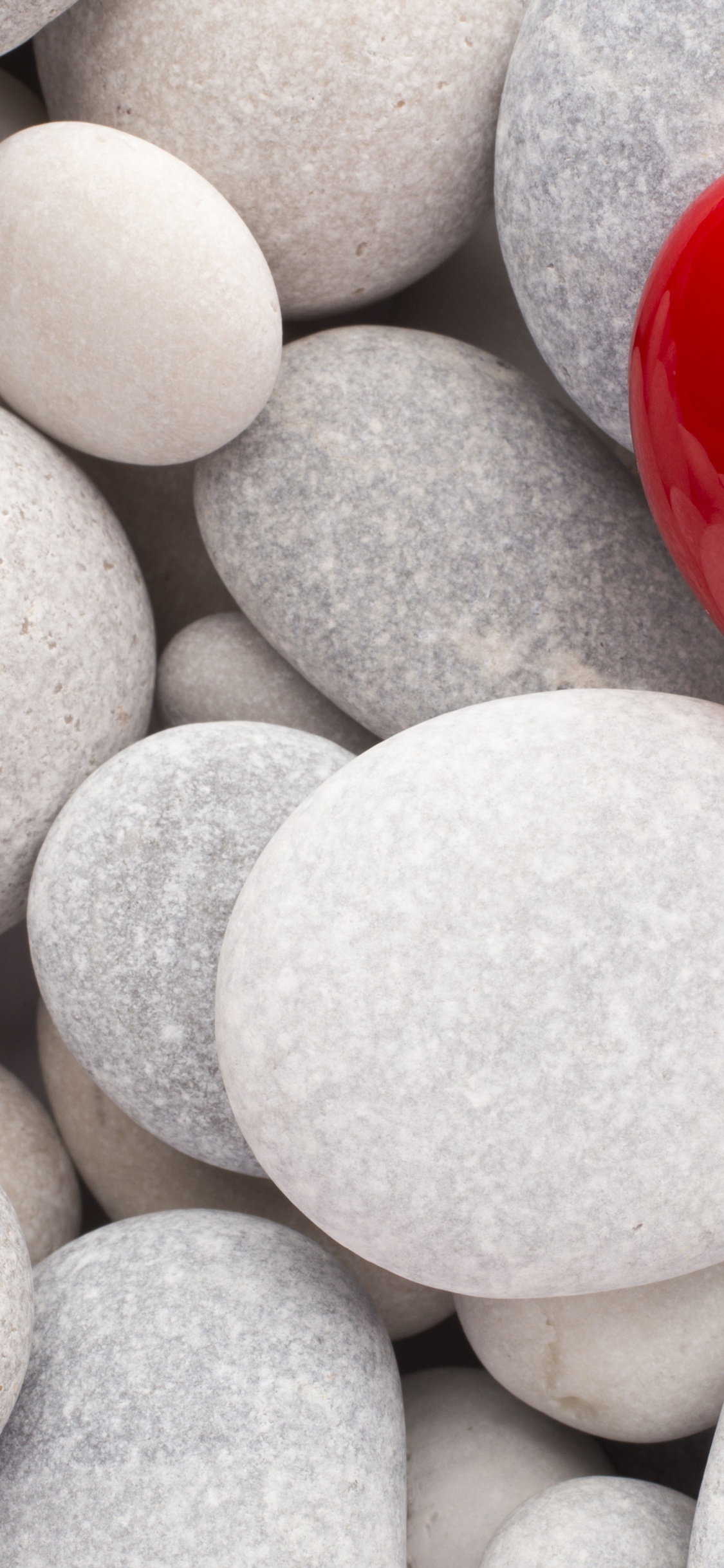Heart, Pebble, Love, Unique Beautiful, Material. Wallpaper in 1125x2436 Resolution