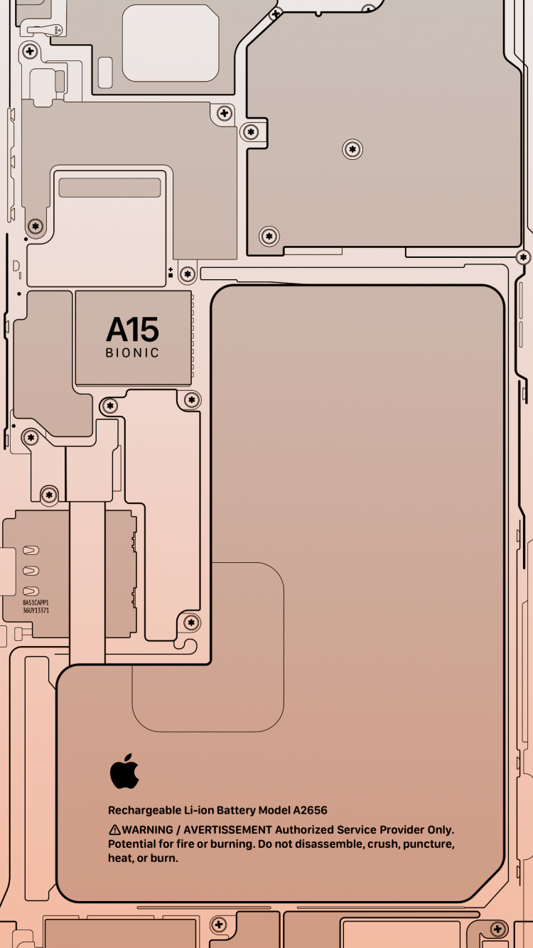 苹果, Apple, IPhone, 15仿生, 相似之处 壁纸 750x1334 允许