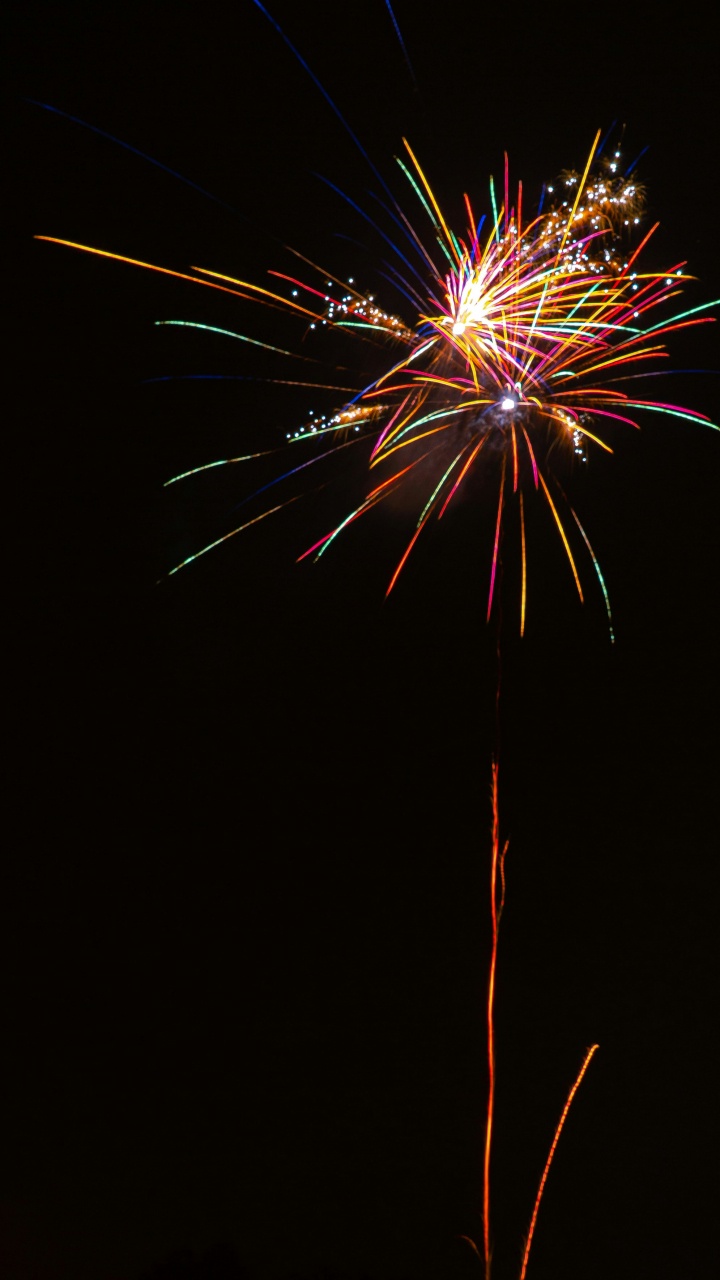 Fireworks, New Year, Party, New Years Eve, Night. Wallpaper in 720x1280 Resolution