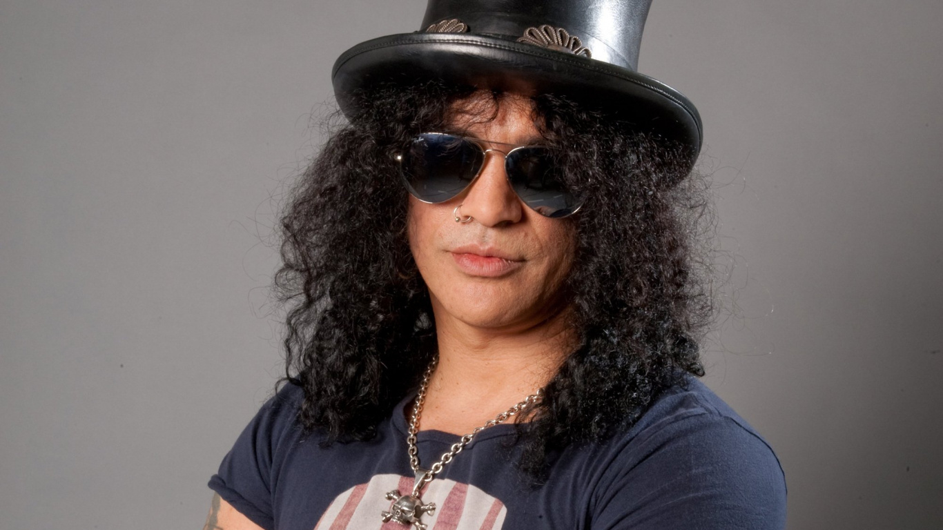 Slash, Guns N Roses, Velvet Revolver, Gafas de Sol, Gafas. Wallpaper in 1366x768 Resolution