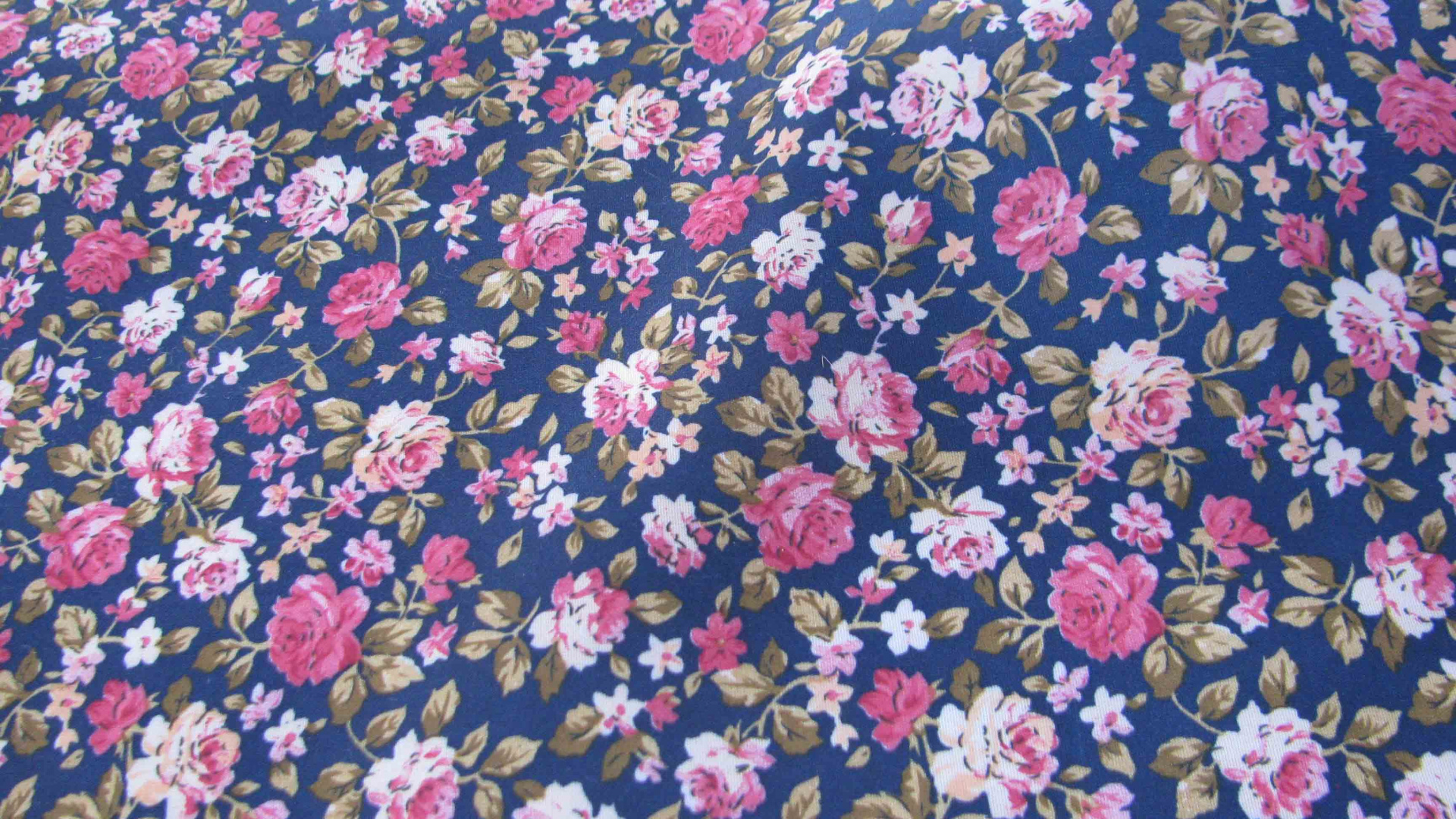 Wallpaper Blue Pink and White Floral Textile, Full HD, HDTV, 1080p 16:9 ...