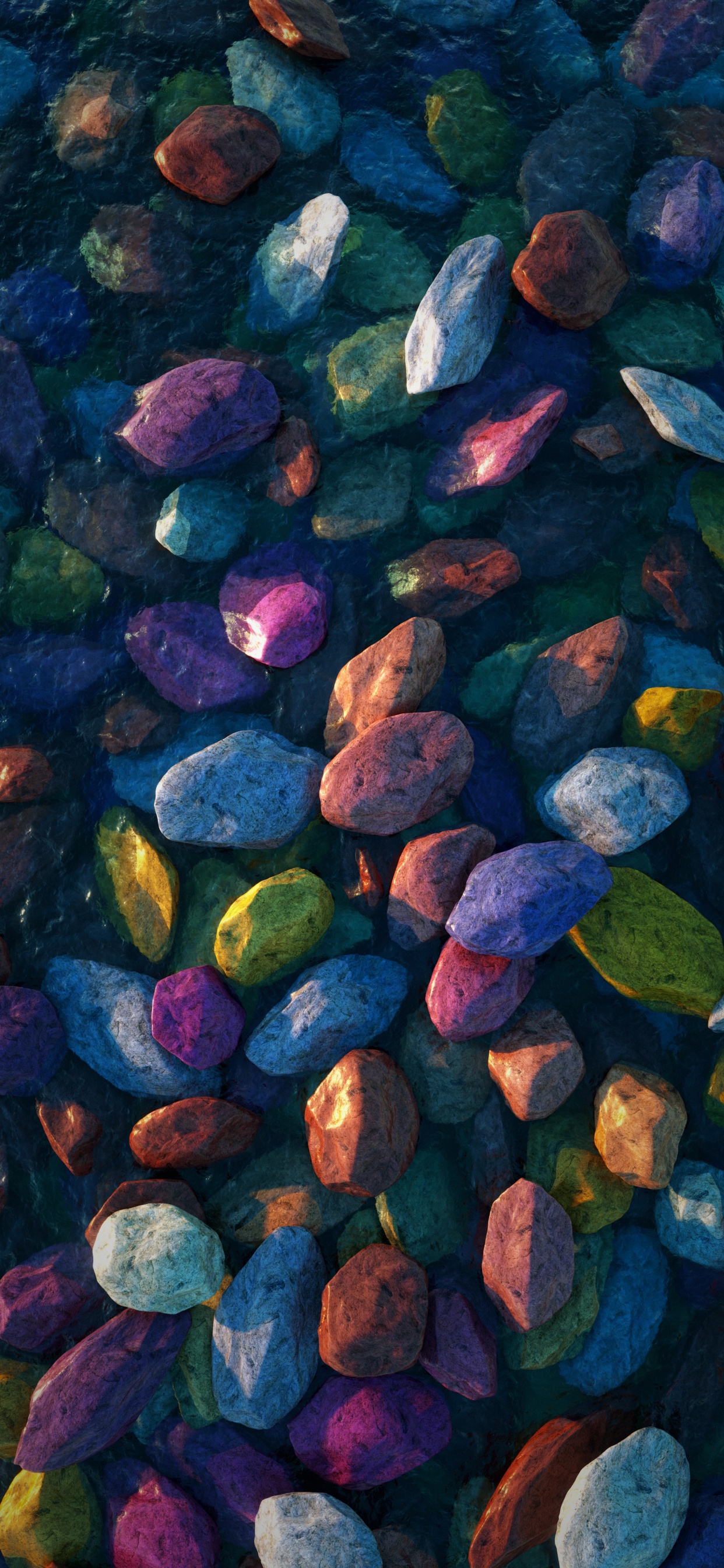 Rock, Art Paint, Purple, Paint, Painting. Wallpaper in 1242x2688 Resolution