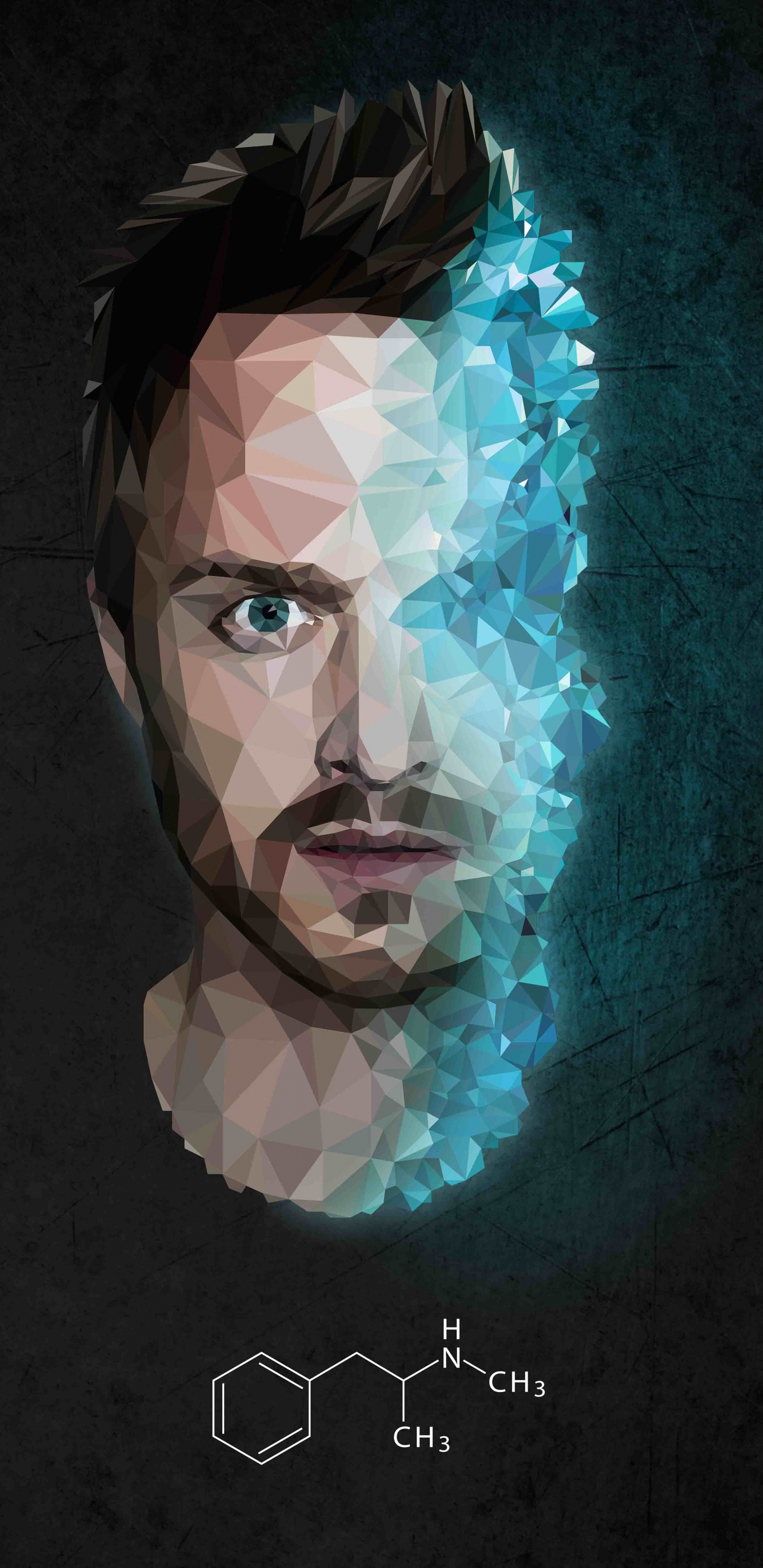 Weiße Und Rote Gesichtsmaske. Wallpaper in 1440x2960 Resolution