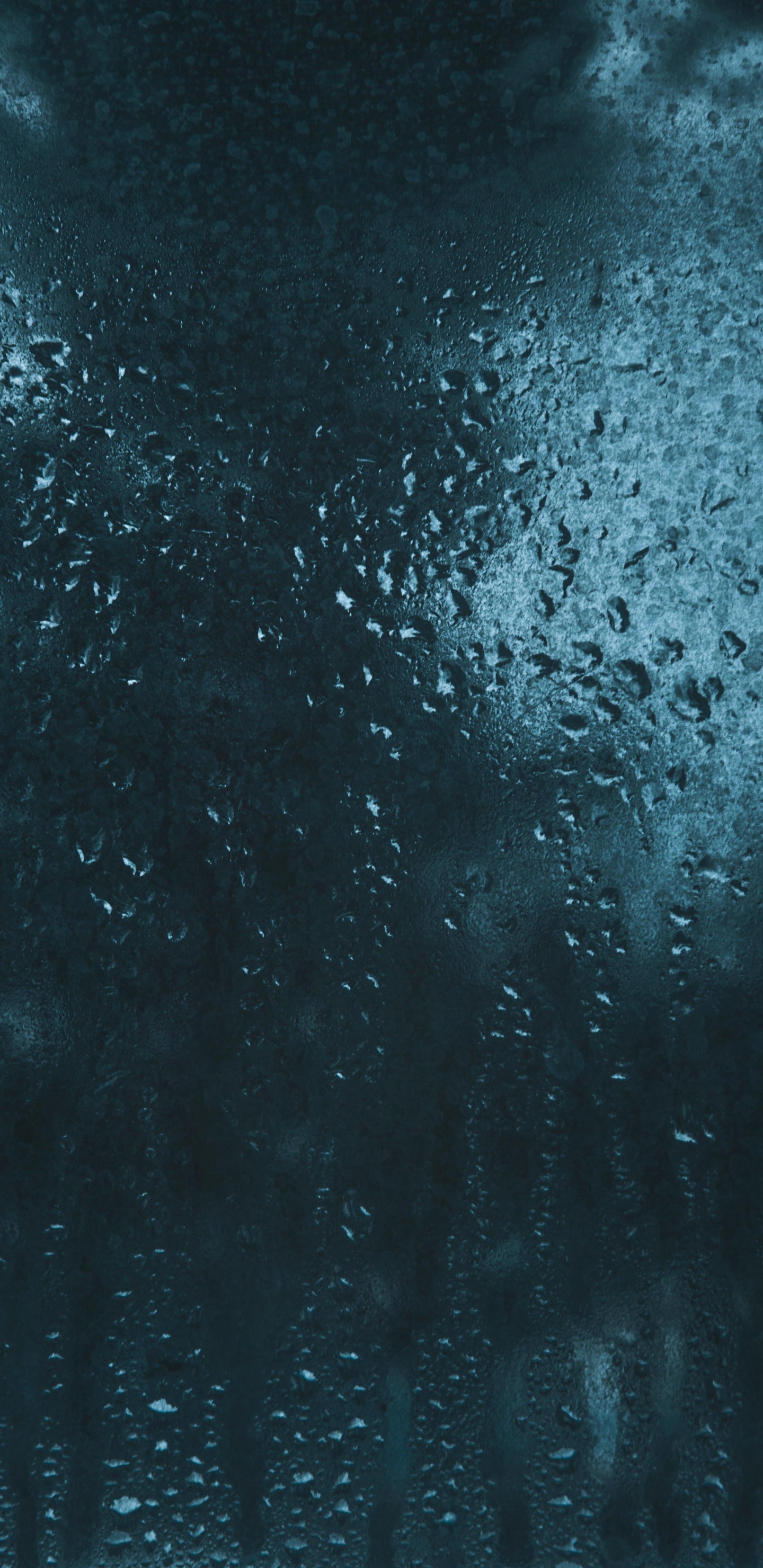 Blue, Eau, Noir, Atmosphère, Pluie. Wallpaper in 1440x2960 Resolution