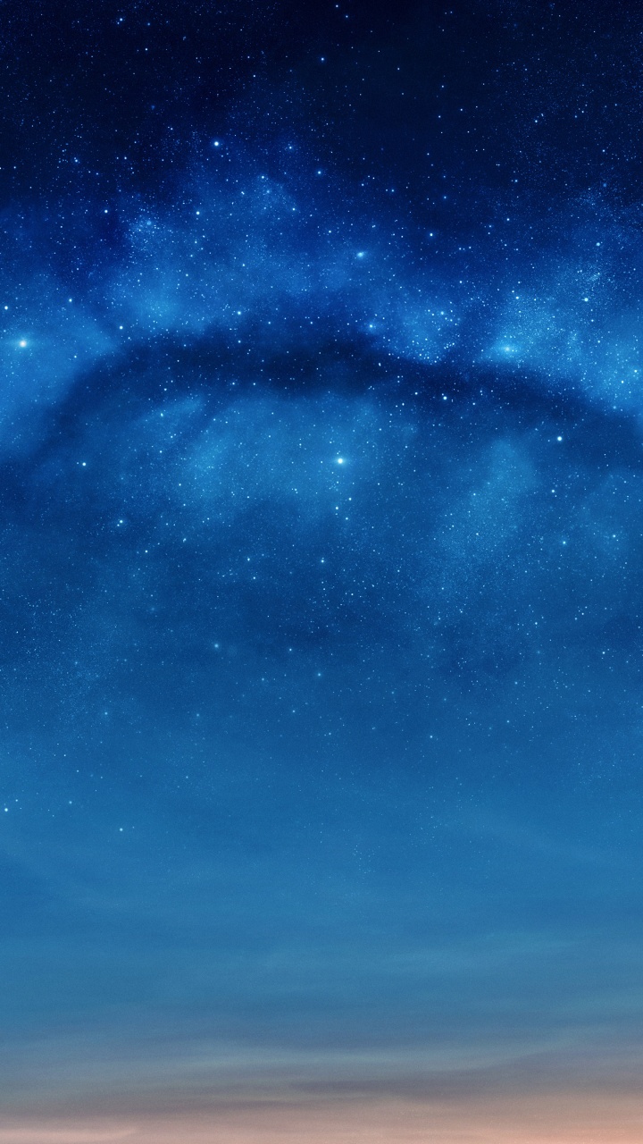 Blue and White Sky With Stars. Wallpaper in 720x1280 Resolution