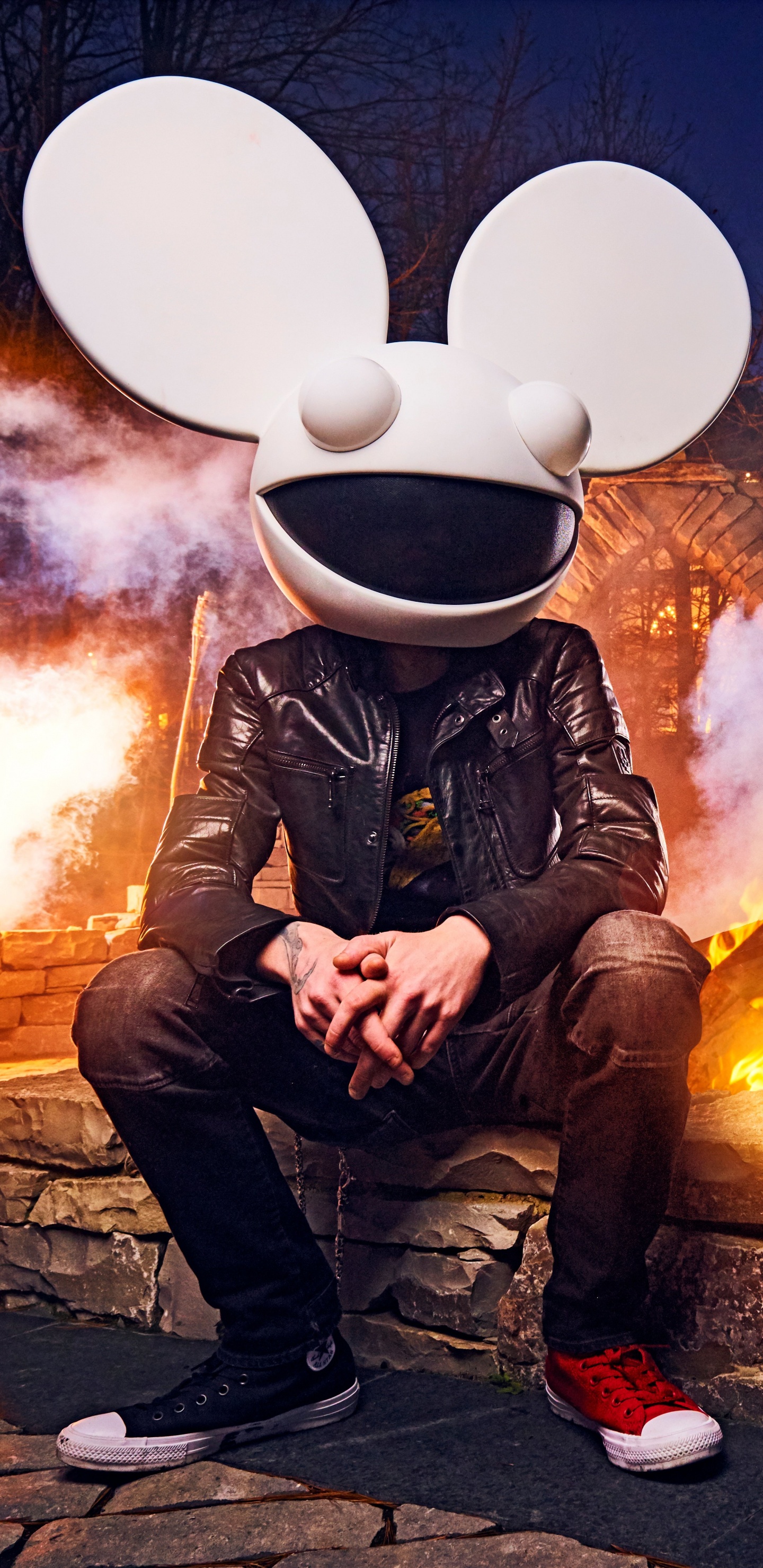 Evento, Estallido, Ilustración, Llama, Mau5ville Nivel 1. Wallpaper in 1440x2960 Resolution