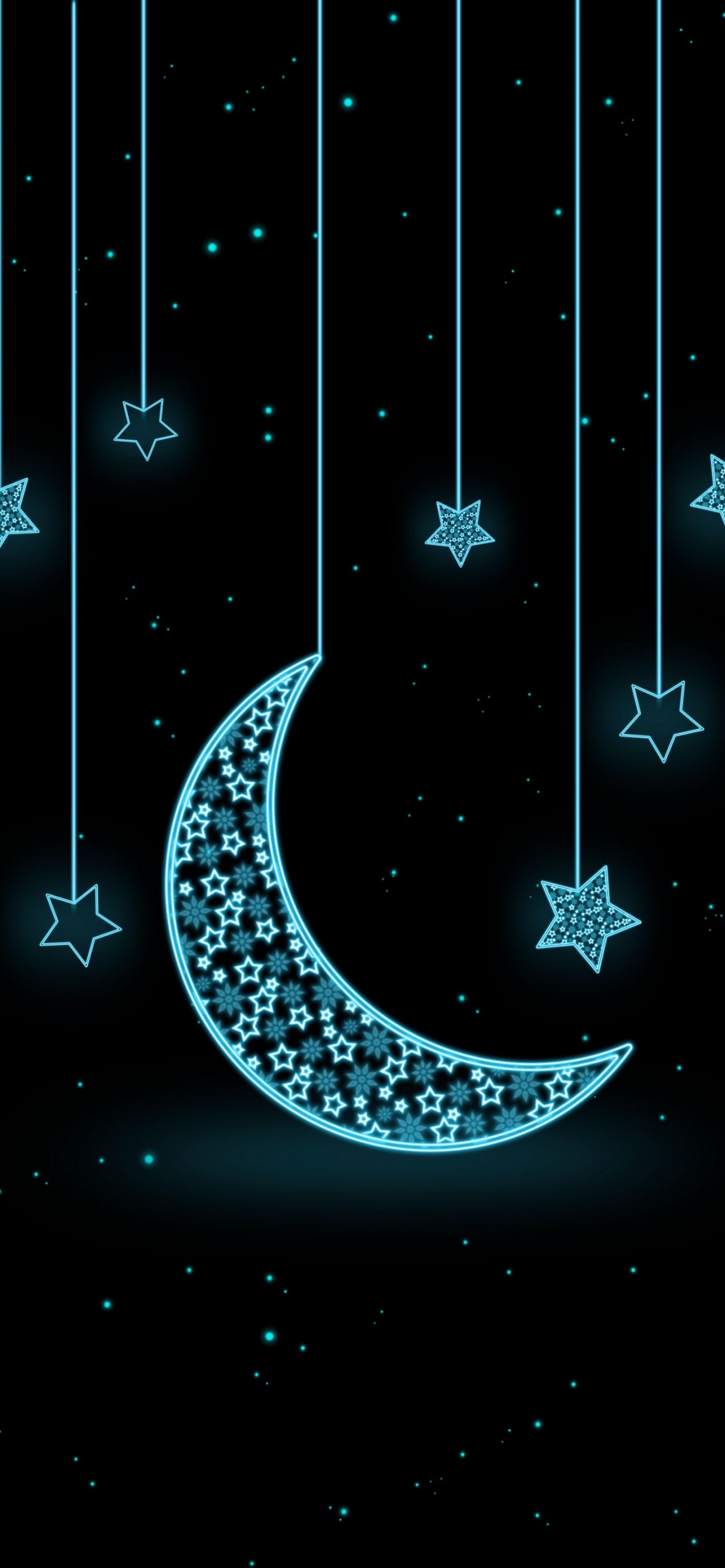 Étoile de Lune. Wallpaper in 1242x2688 Resolution
