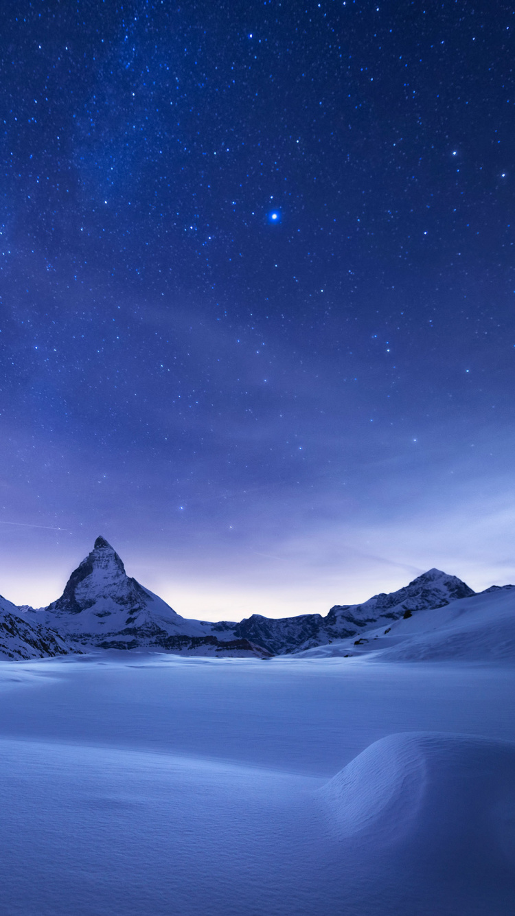 Xiaomi, Android, Nature, Atmosphere, Blue. Wallpaper in 750x1334 Resolution