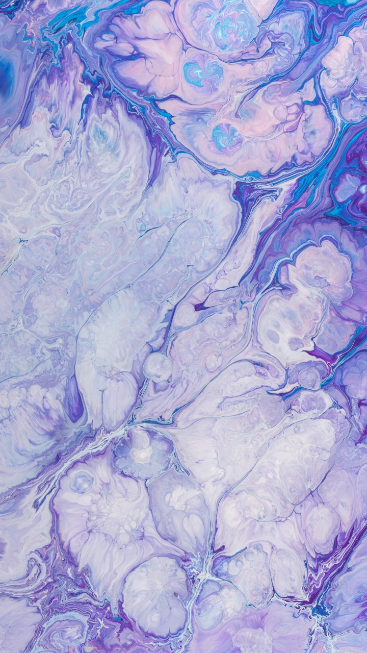 Peinture Abstraite Verte et Bleue. Wallpaper in 720x1280 Resolution